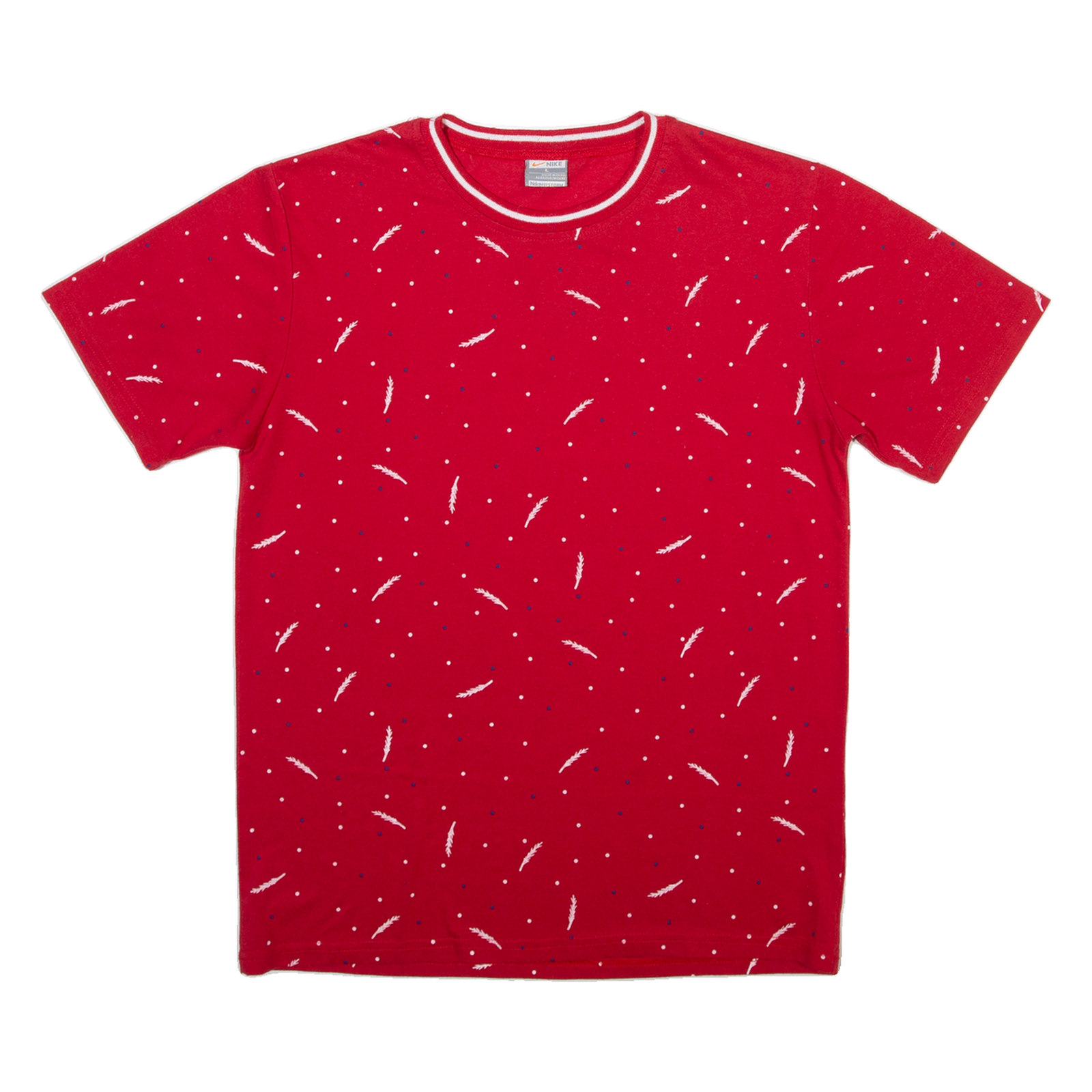 NIKE Mens T-Shirt Red L Refurbished - N/A refurbished available on Cerqular