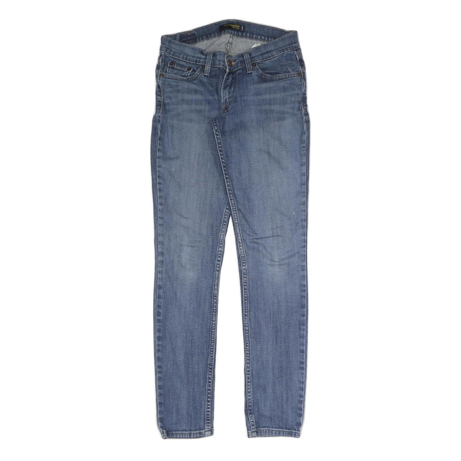 LEVI'S Womens Jeans Blue Slim Skinny Denim Rinse W27 L30 Stylish Cotton Blend Refurbished - N/A refurbished available on Cerqular