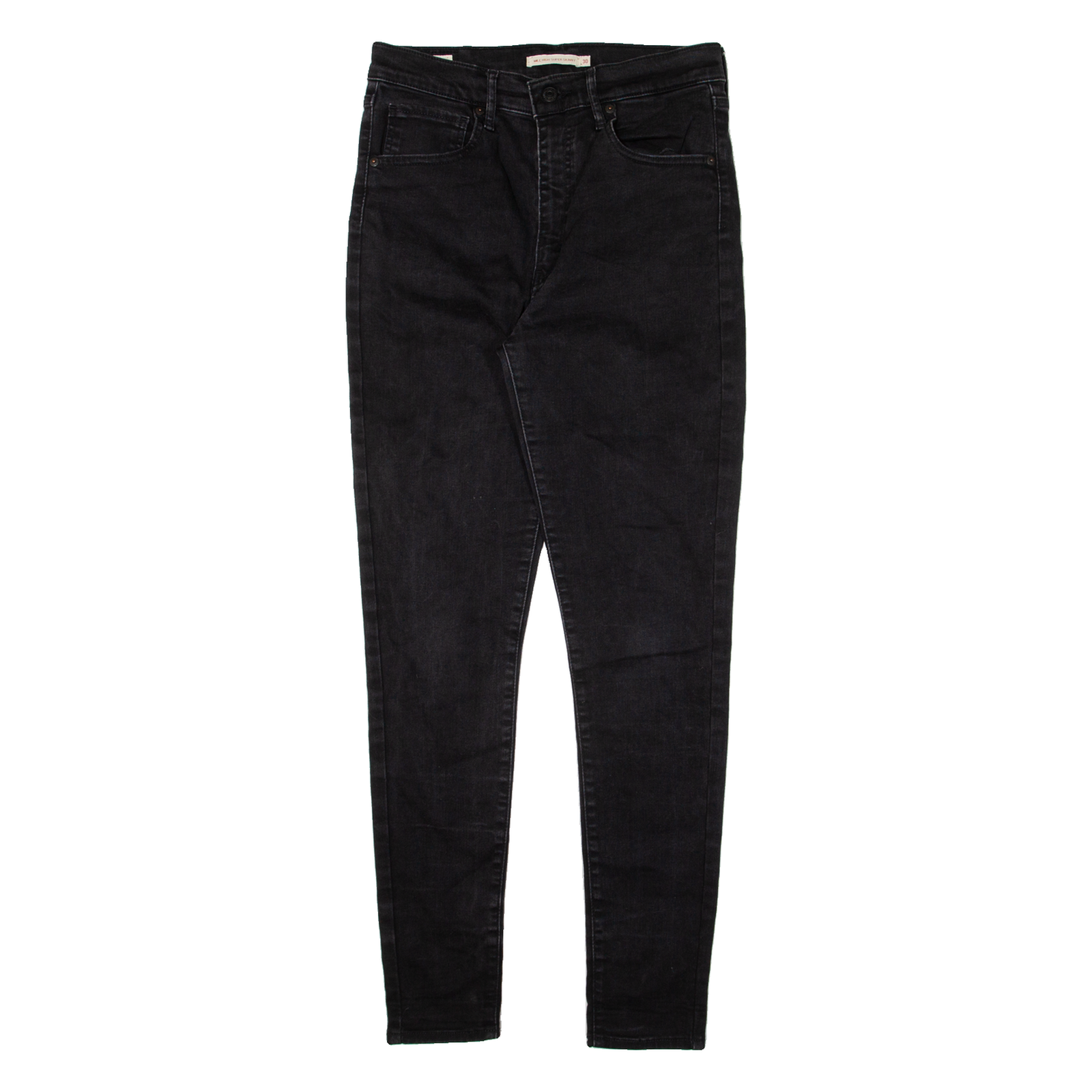 LEVI'S Mile High BIG E Womens Jeans Black Slim Skinny W30 L30 Refurbished - N/A refurbished available on Cerqular
