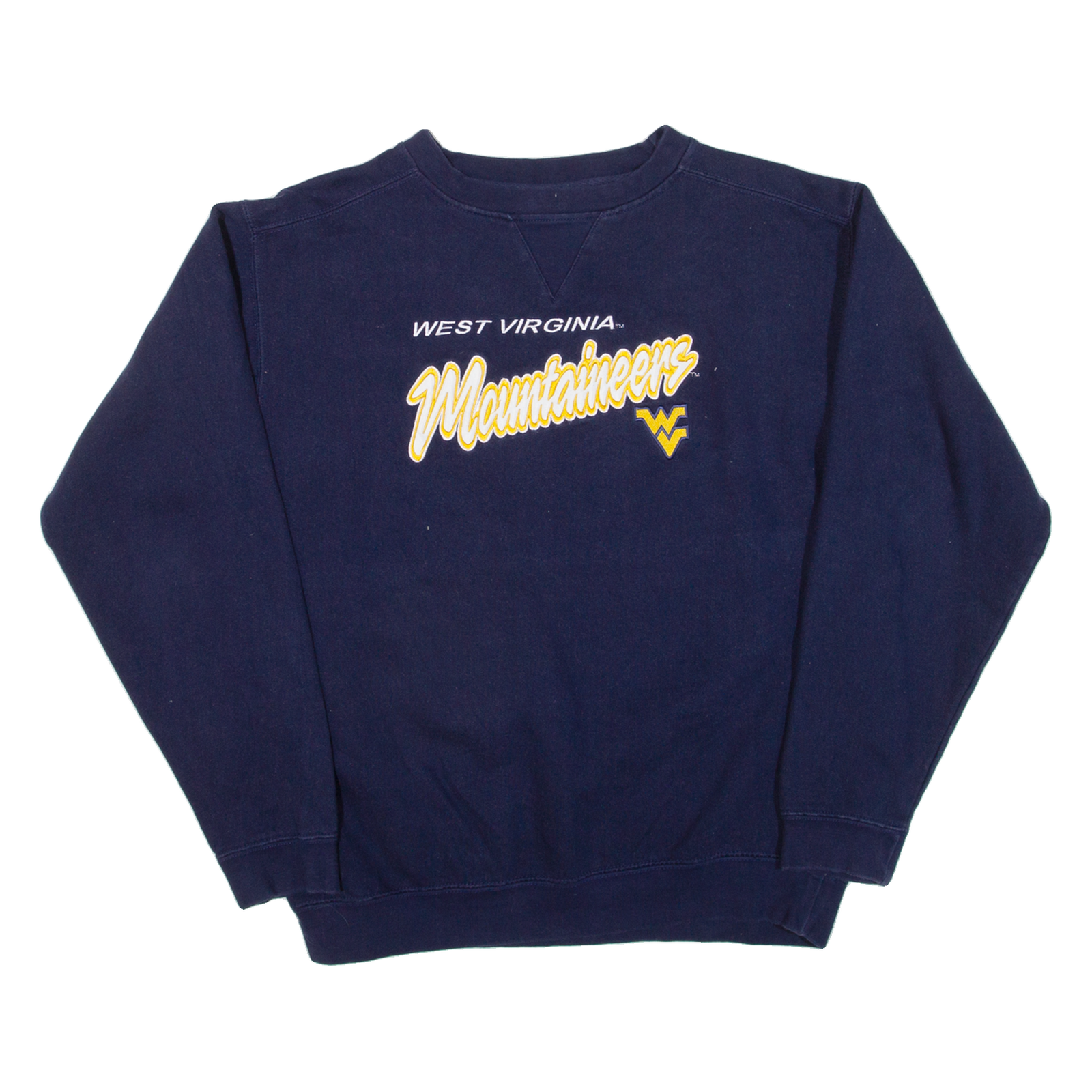 STARTER West Virginia Mountaineers Mens Sweatshirt Blue USA M Refurbished - N/A refurbished available on Cerqular