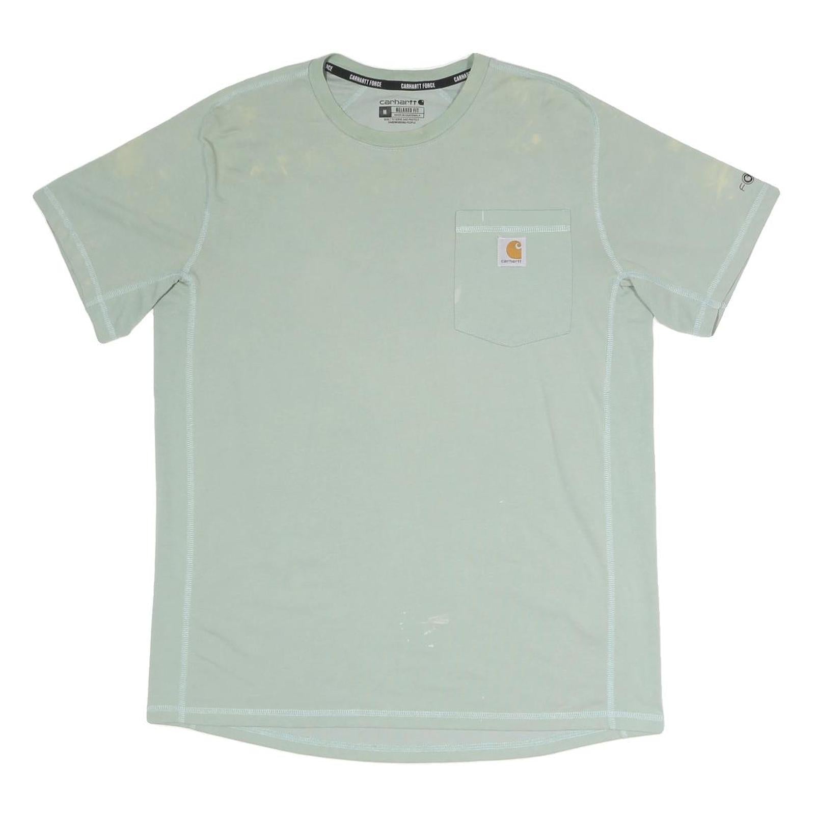 CARHARTT Mens Green Relaxed Fit M Short Sleeve Crew Neck Pocket T-Shirt Refurbished - N/A refurbished available on Cerqular