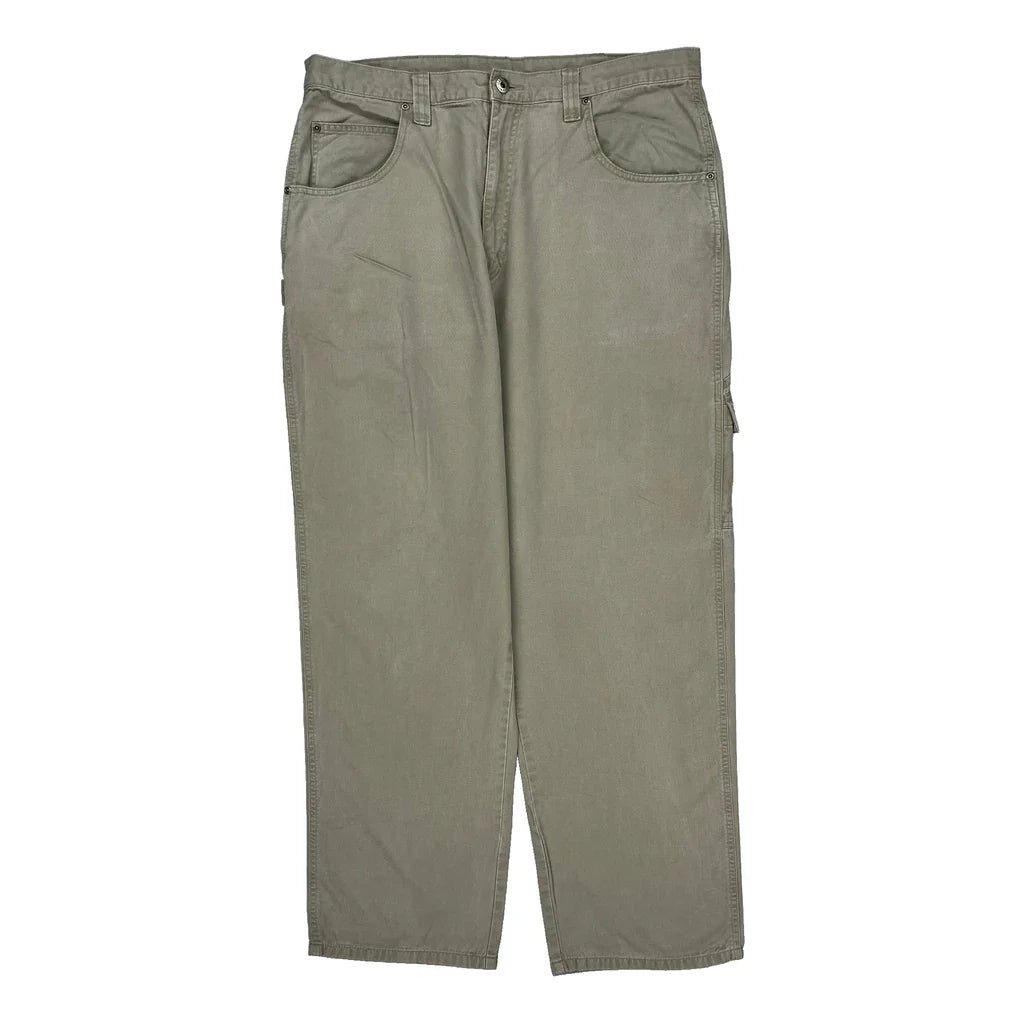Buy Wrangler Carpenter Trousers - 37W 32L Beige Cotton Refurbished - $46.89 Wrangler Carpenter Trousers - 37W 32L Beige Cotton Refurbished - Thrifted (note: this is a term often used to describe second- refurbished available on Cerqular