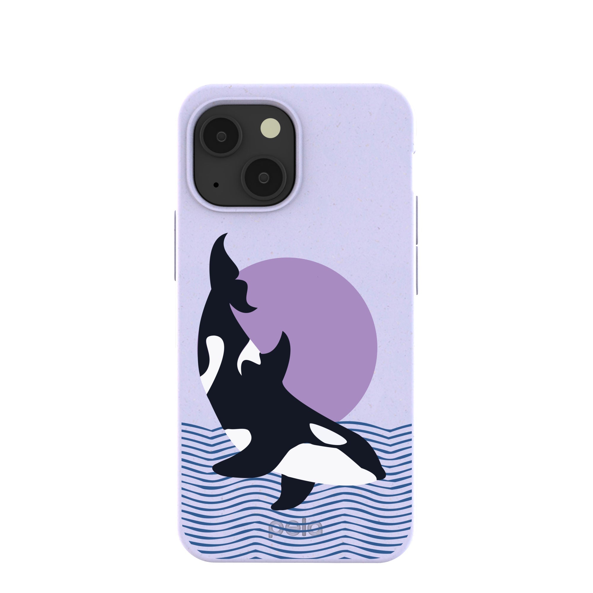 Lavender Orca iPhone 13 Mini Case Refurbished - Pela Case refurbished available on Cerqular