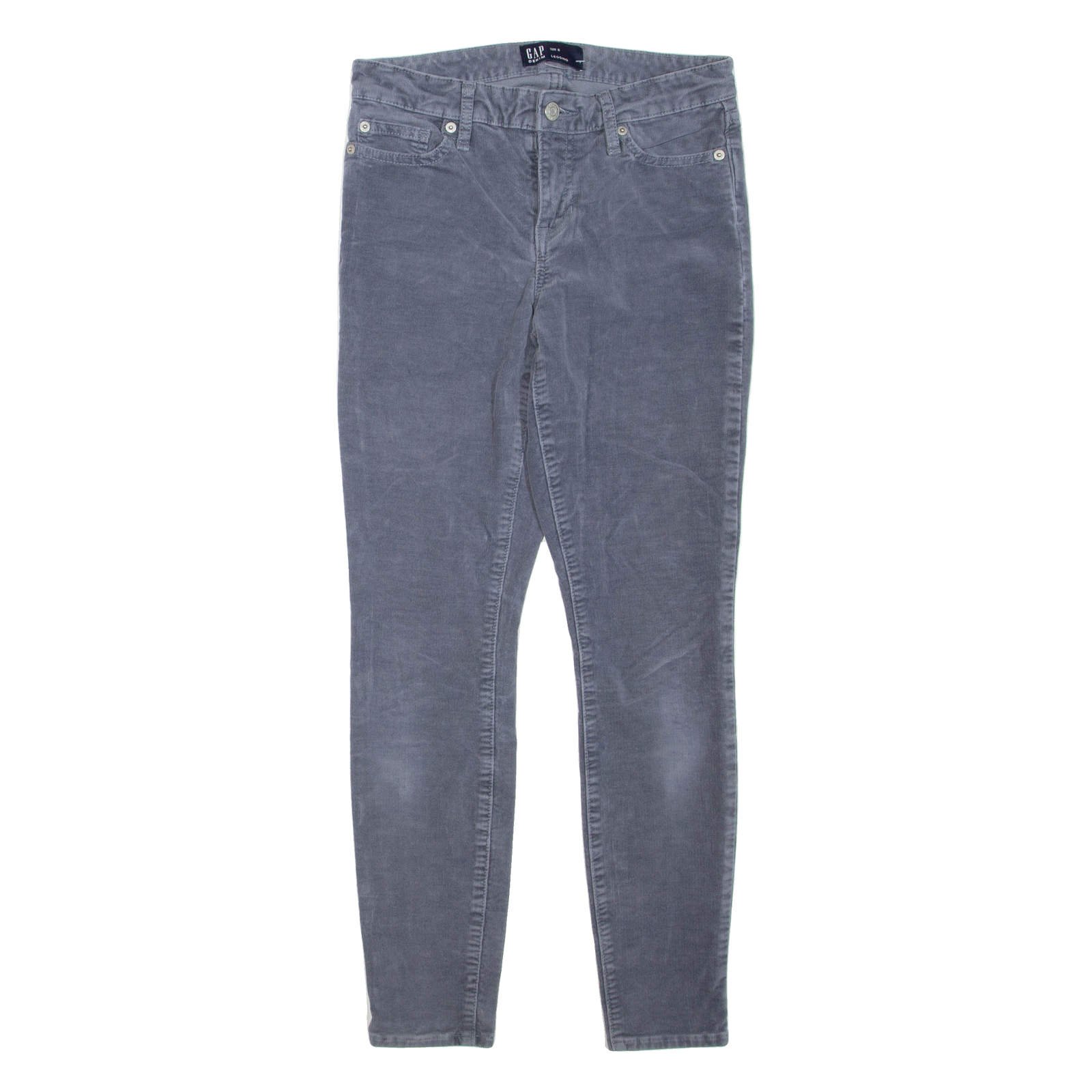 GAP Womens Corduroy Trousers Grey Regular Skinny W28 L27 Refurbished - N/A refurbished available on Cerqular
