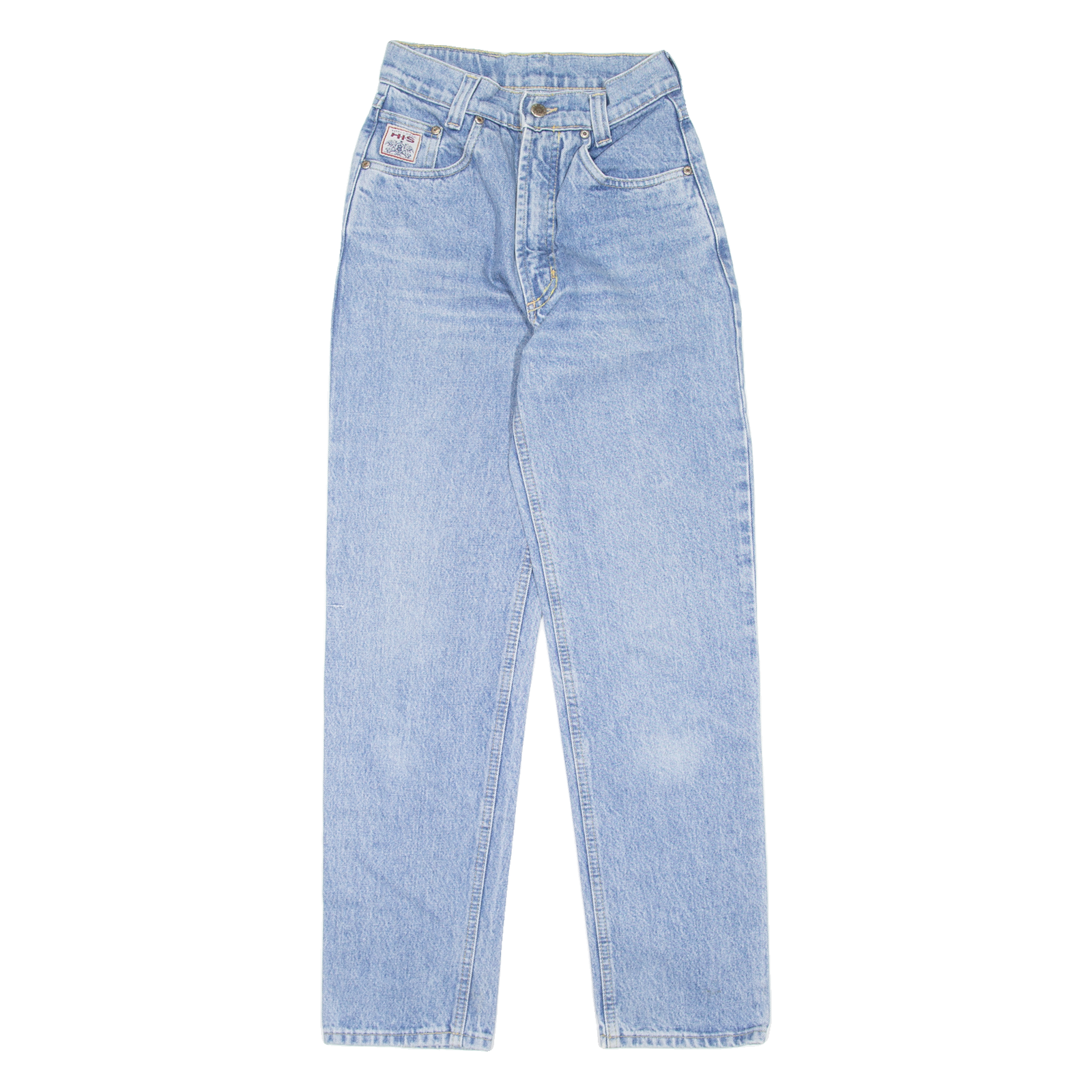 H.I.S Womens Jeans Blue Regular Mom W24 L29 Refurbished - N/A refurbished available on Cerqular