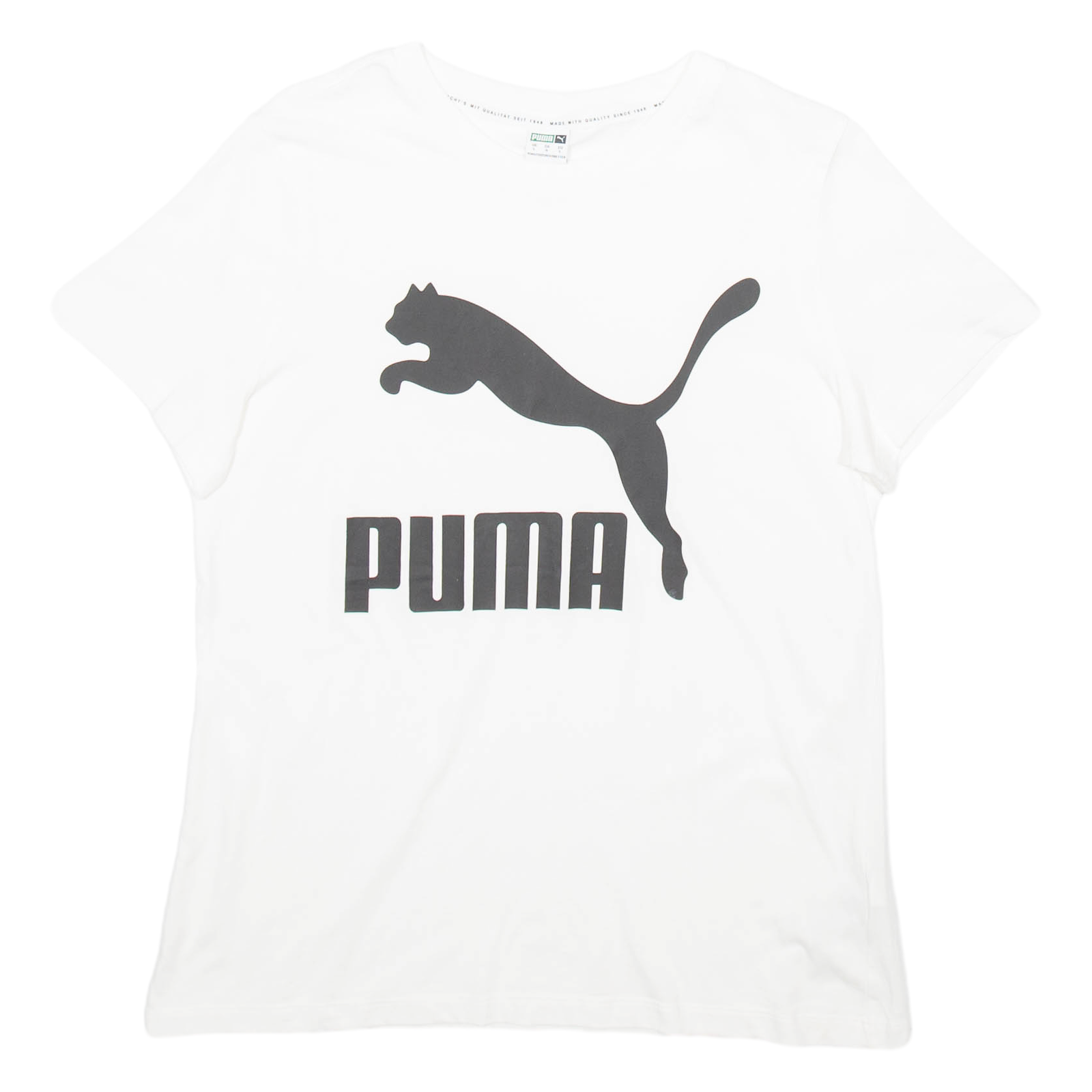 PUMA Womens T-Shirt White L Refurbished - N/A refurbished available on Cerqular