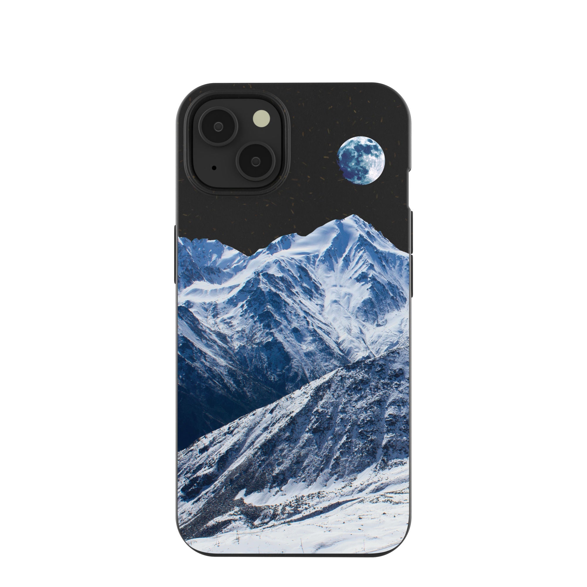 Black Night Slopes iPhone 13 Case Refurbished - Pela Case refurbished available on Cerqular