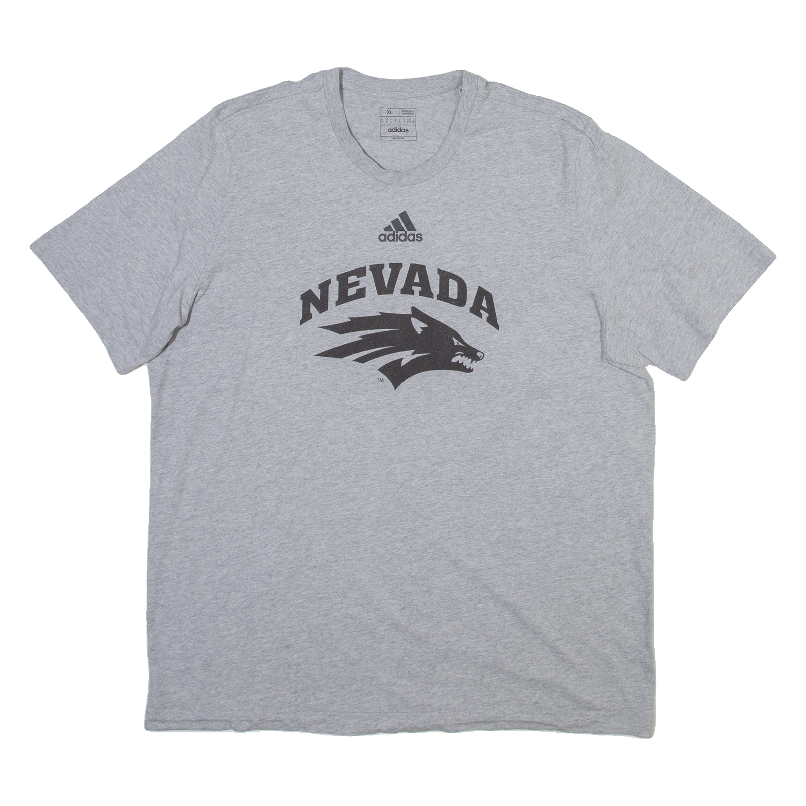 ADIDAS Nevada Mens T-Shirt Grey USA XL Refurbished - N/A refurbished available on Cerqular