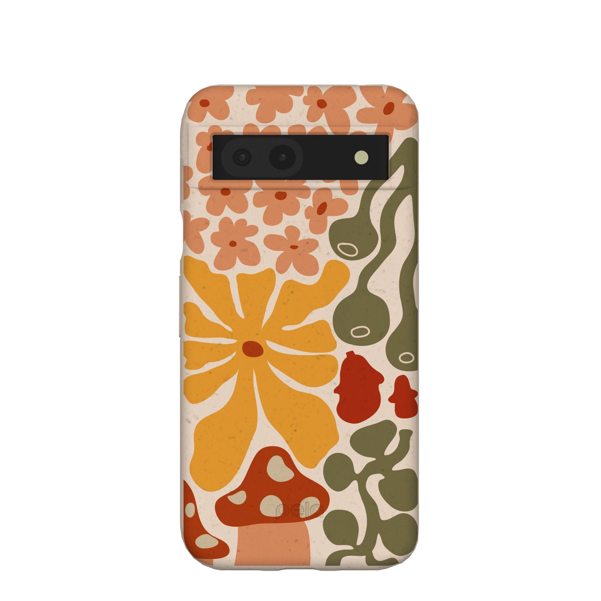 Seashell Fall Flourish Google Pixel 8a Case Refurbished - Pela Case refurbished available on Cerqular