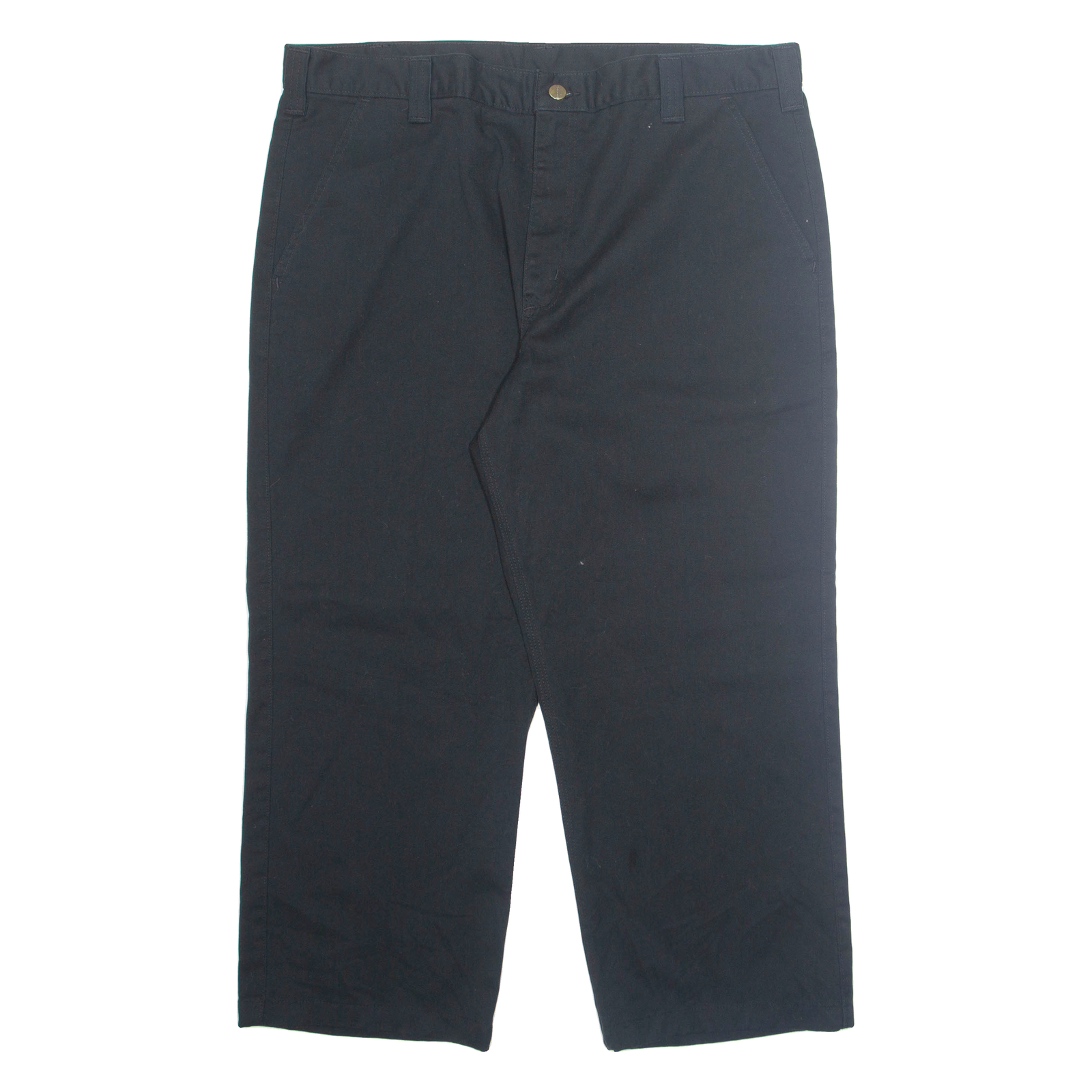 CARHARTT Workwear Chino Mens Trousers Black Regular Straight W38 L25 Refurbished - N/A refurbished available on Cerqular