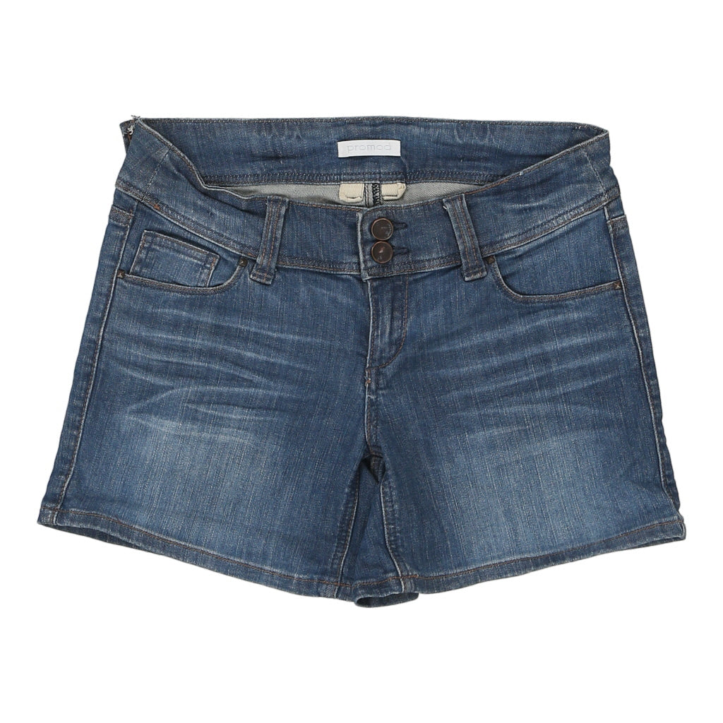 Promod Denim Shorts - 32W UK 10 Blue Cotton Refurbished - Thrifted (note: this is a term often used to describe second- refurbished available on Cerqular