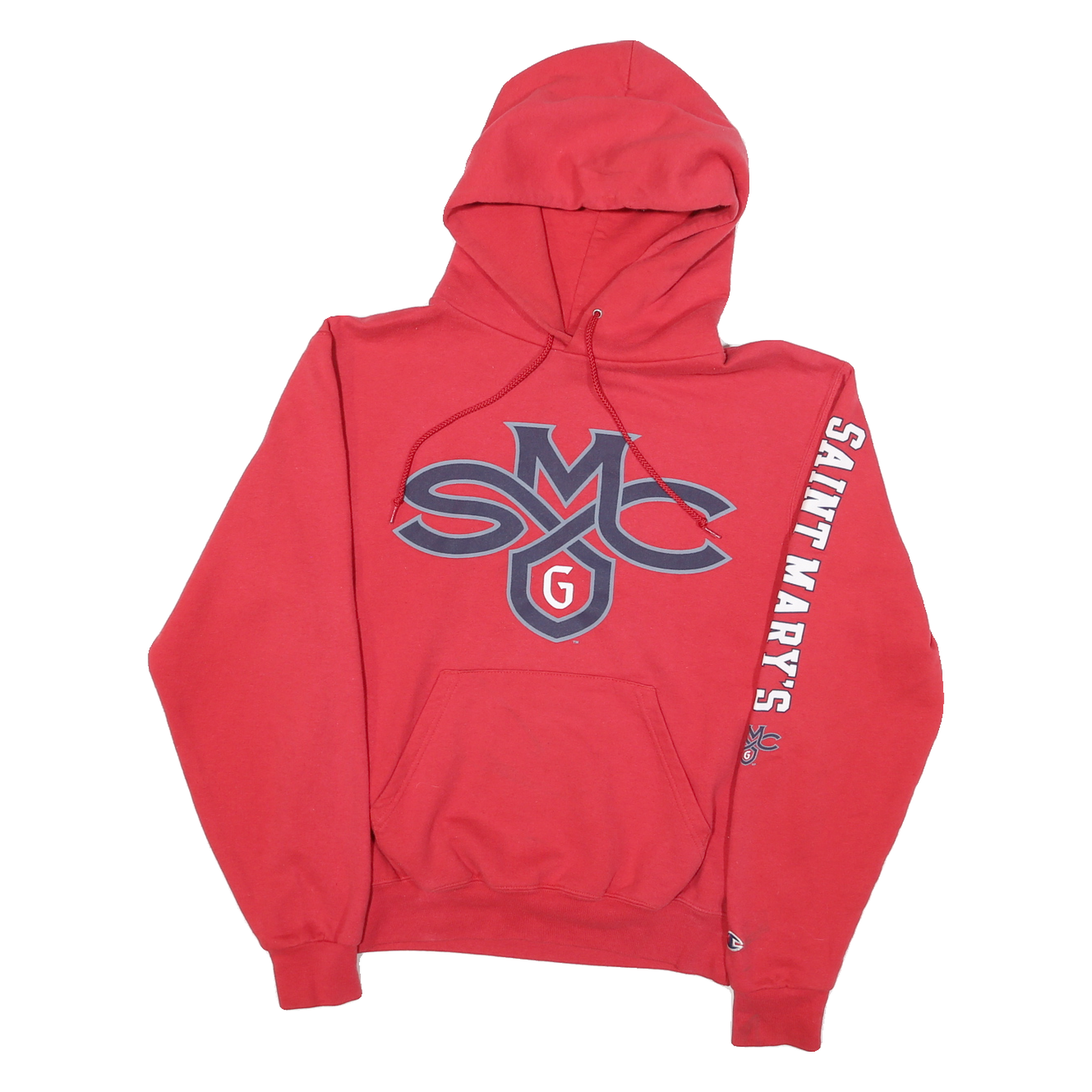 CHAMPION Mens Red Saint Marys Hoodie S College Logo Sweatshirt Refurbished - N/A refurbished available on Cerqular