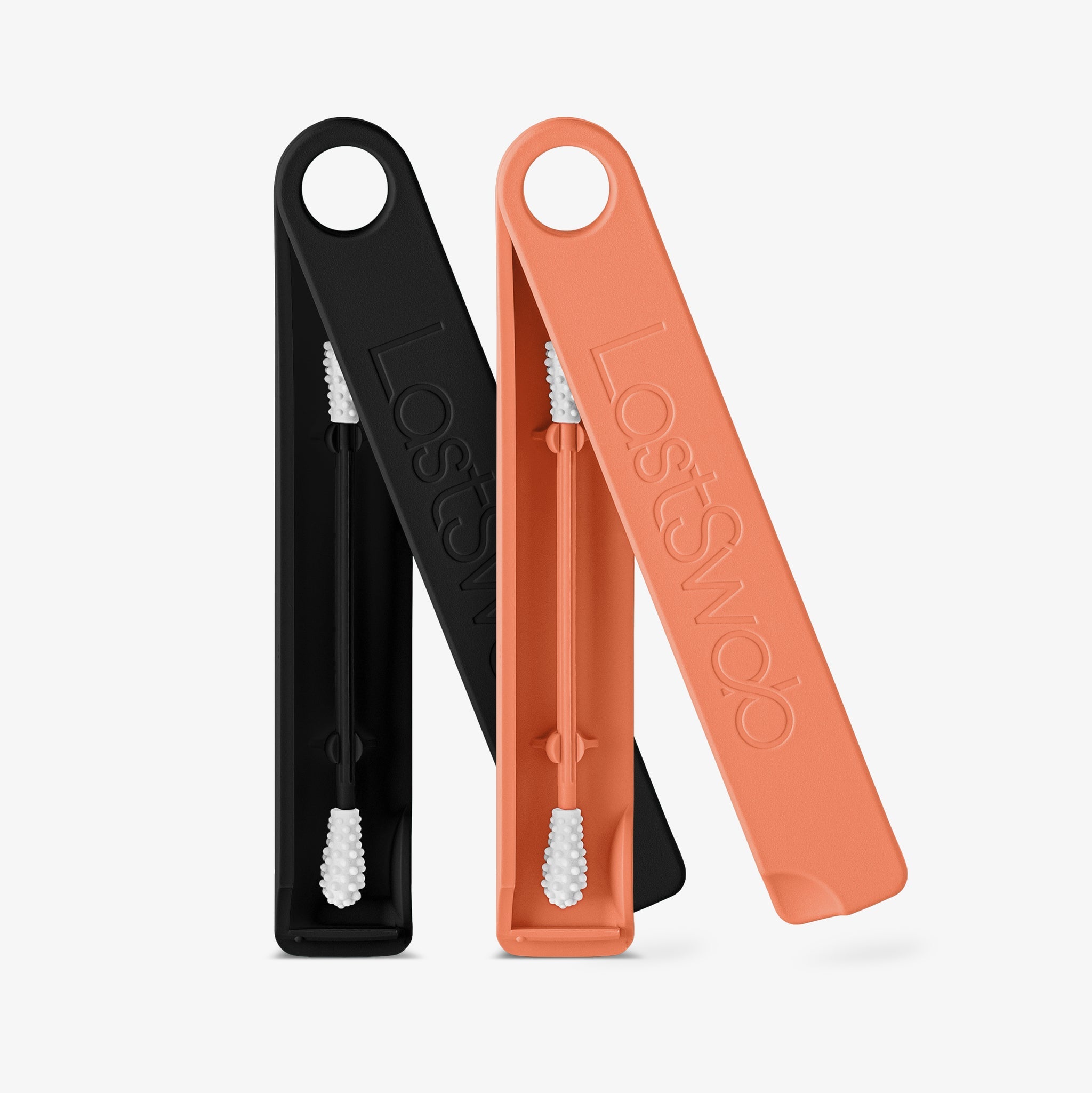 LastSwab Original Duo | Color: Peach/Black Refurbished - LastObject refurbished available on Cerqular