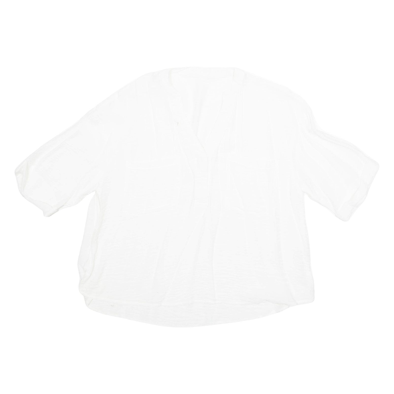 Sheer Womens Blouse White XL Refurbished - N/A refurbished available on Cerqular