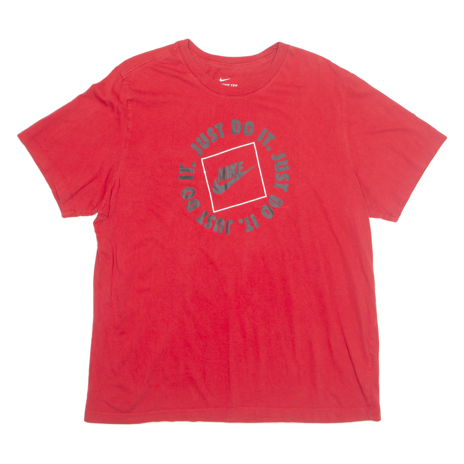 NIKE JUST DO IT Mens T-Shirt Red XL Refurbished - N/A refurbished available on Cerqular