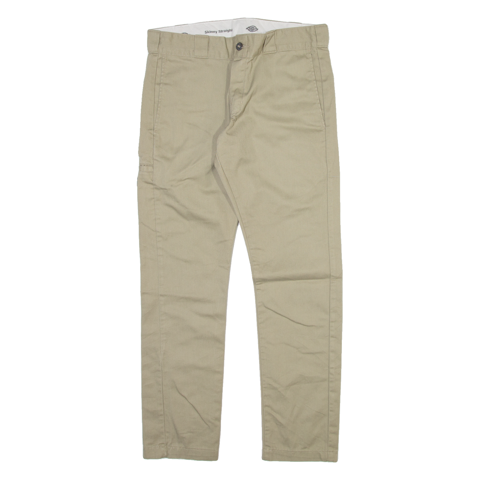 DICKIES Mens Trousers Beige Slim Skinny W31 L28 Refurbished - N/A refurbished available on Cerqular