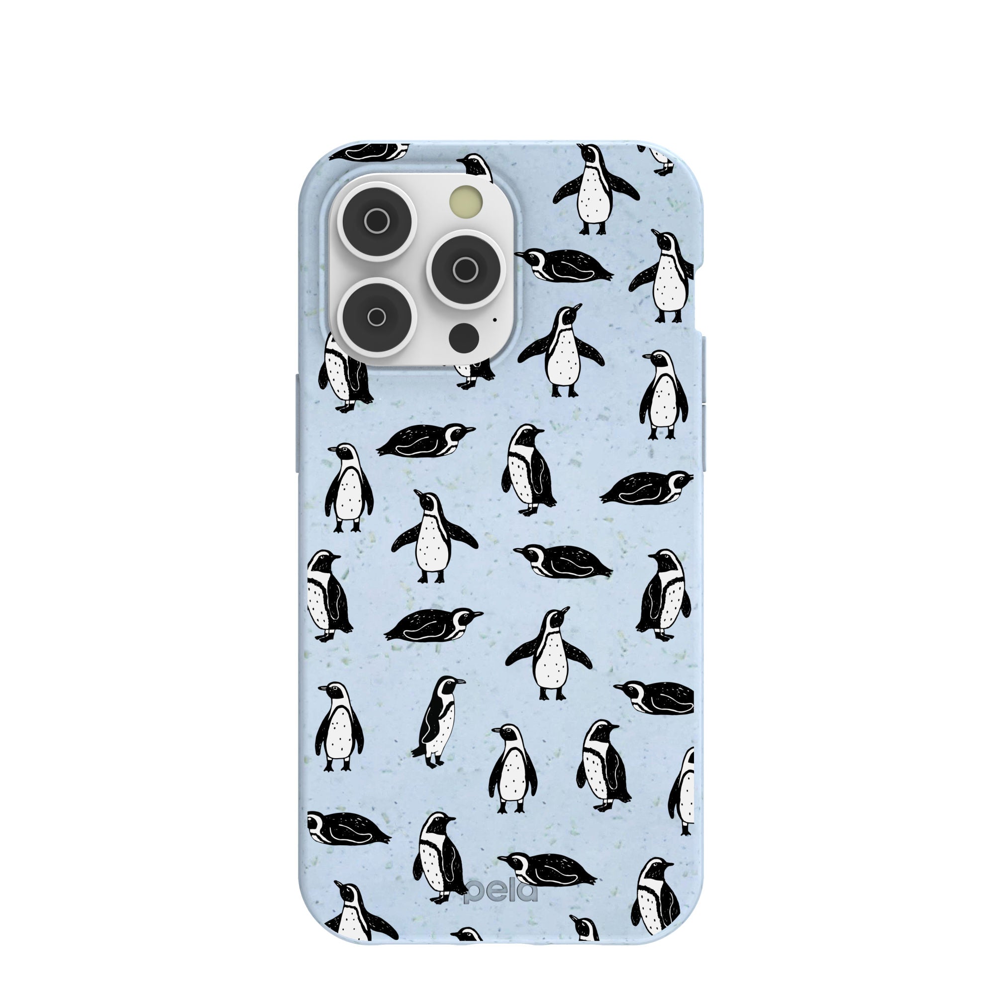 Powder Blue Waddles iPhone 14 Pro Max Case Refurbished - Pela Case refurbished available on Cerqular