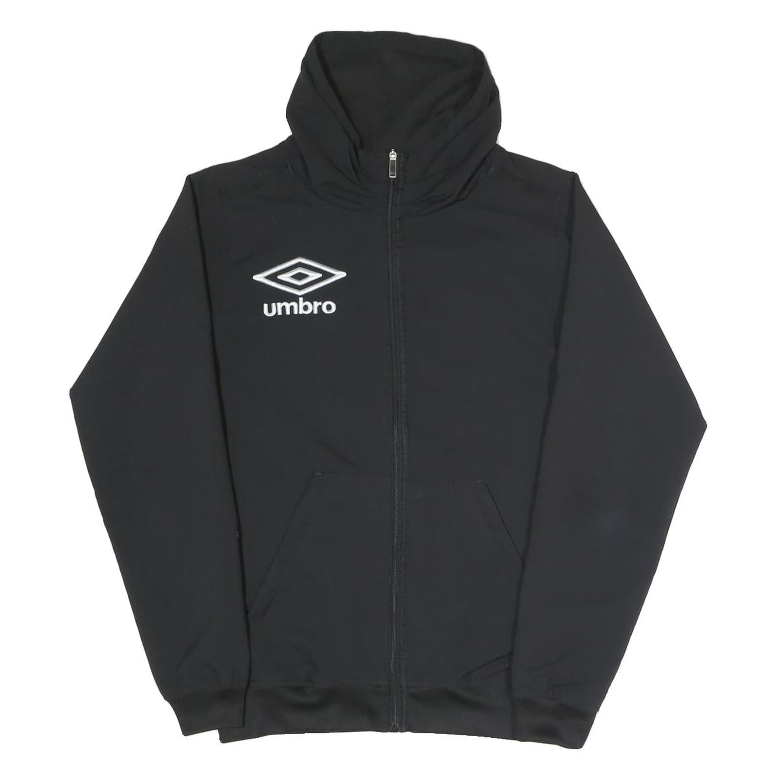 UMBRO Mens Black Jacket S Polyester Blend Logo Zip Casual Sportswear Refurbished - N/A refurbished available on Cerqular