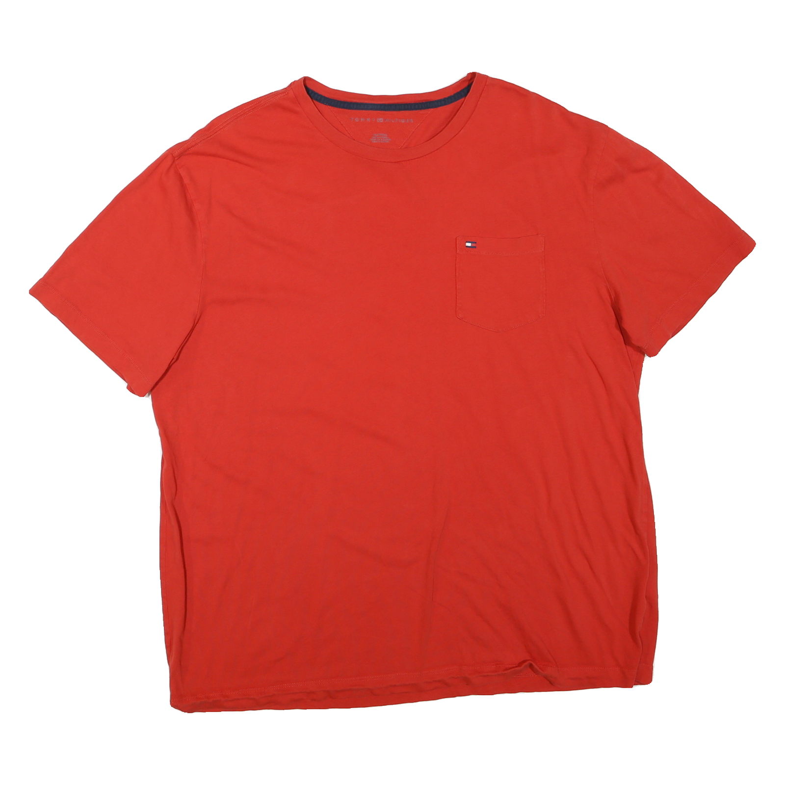 Buy TOMMY HILFIGER Mens Red Pocket T-Shirt XL Short Sleeve Crew Neck Cotton Blend Refurbished - $20.79 TOMMY HILFIGER Mens Red Pocket T-Shirt XL Short Sleeve Crew Neck Cotton Blend Refurbished - N/A refurbished available on Cerqular