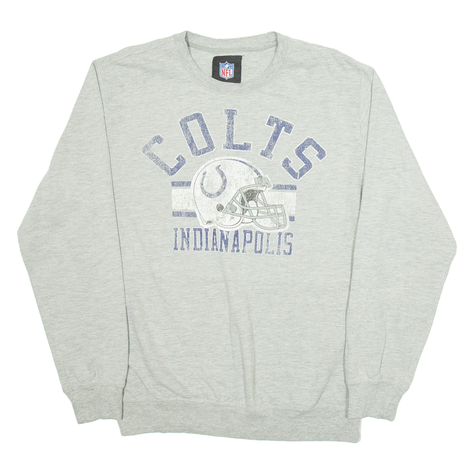 NFL Indianapolis Colts Mens Sweatshirt Grey USA XL Refurbished - N/A refurbished available on Cerqular