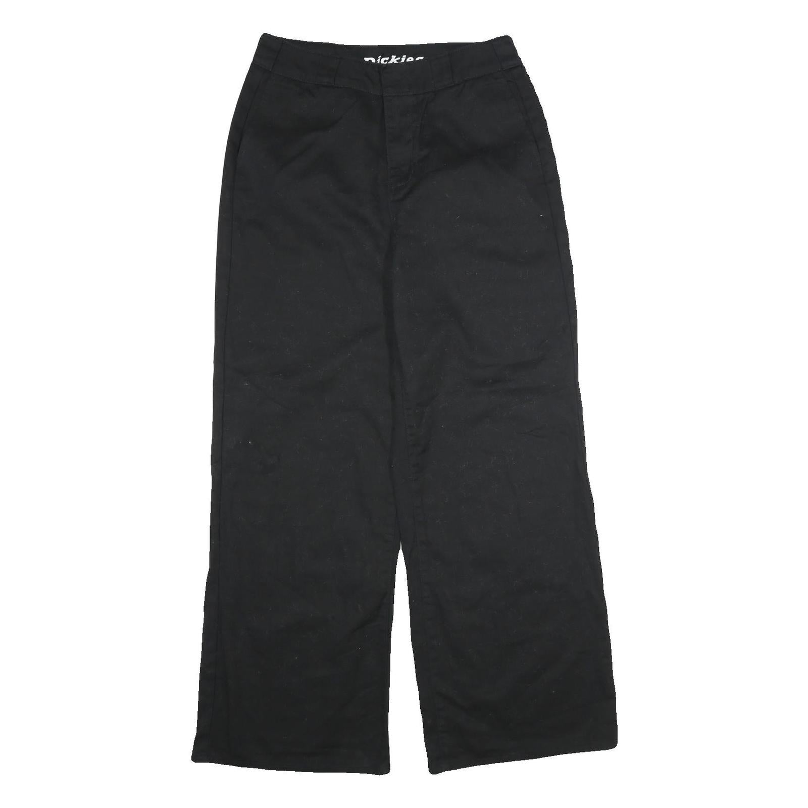 DICKIES Mens Cotton Black Regular Straight Trousers W30 L32 Workwear Zip Closure Refurbished - N/A refurbished available on Cerqular