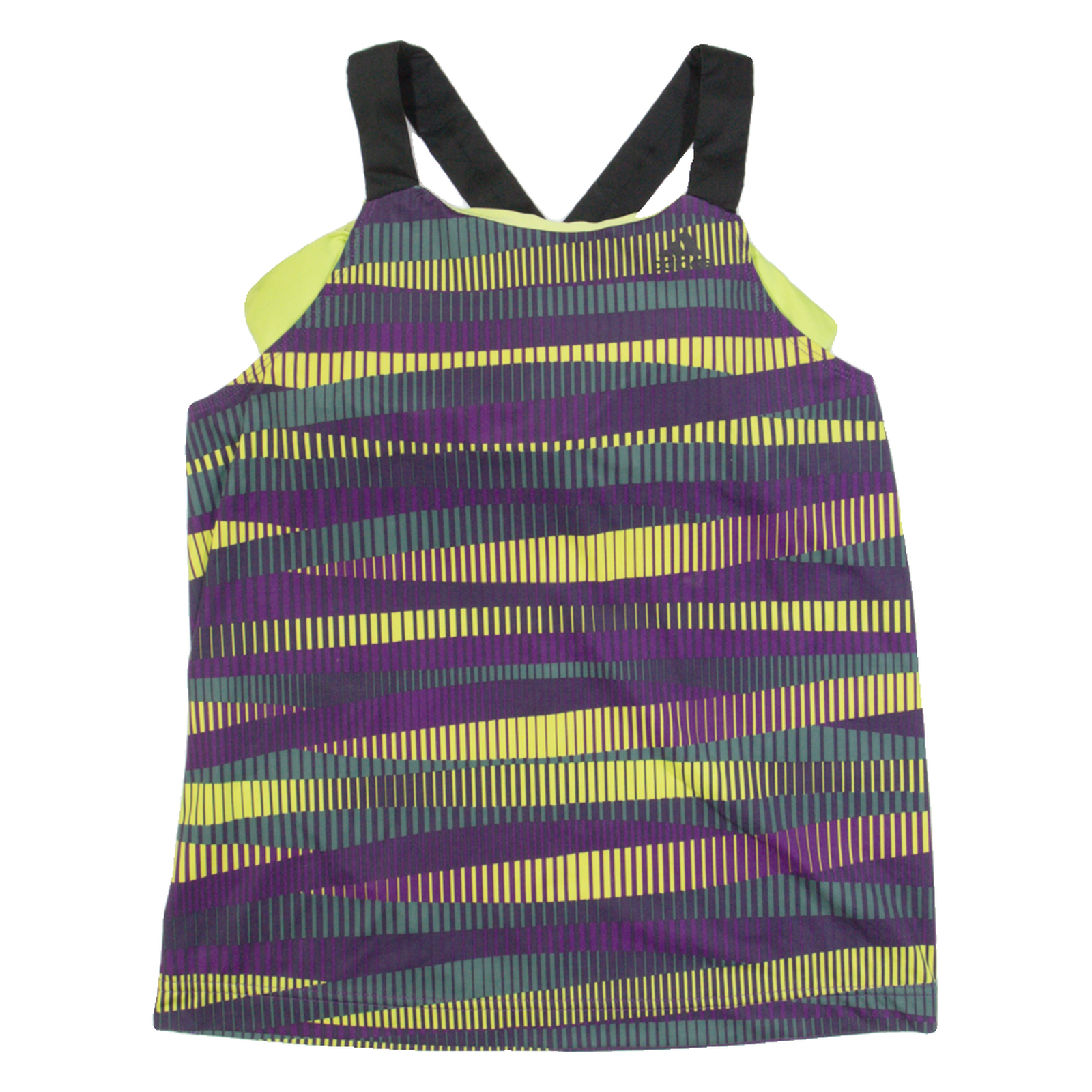 ADIDAS Womens Sports Vest Purple Sleeveless Crazy Pattern S Refurbished - N/A refurbished available on Cerqular