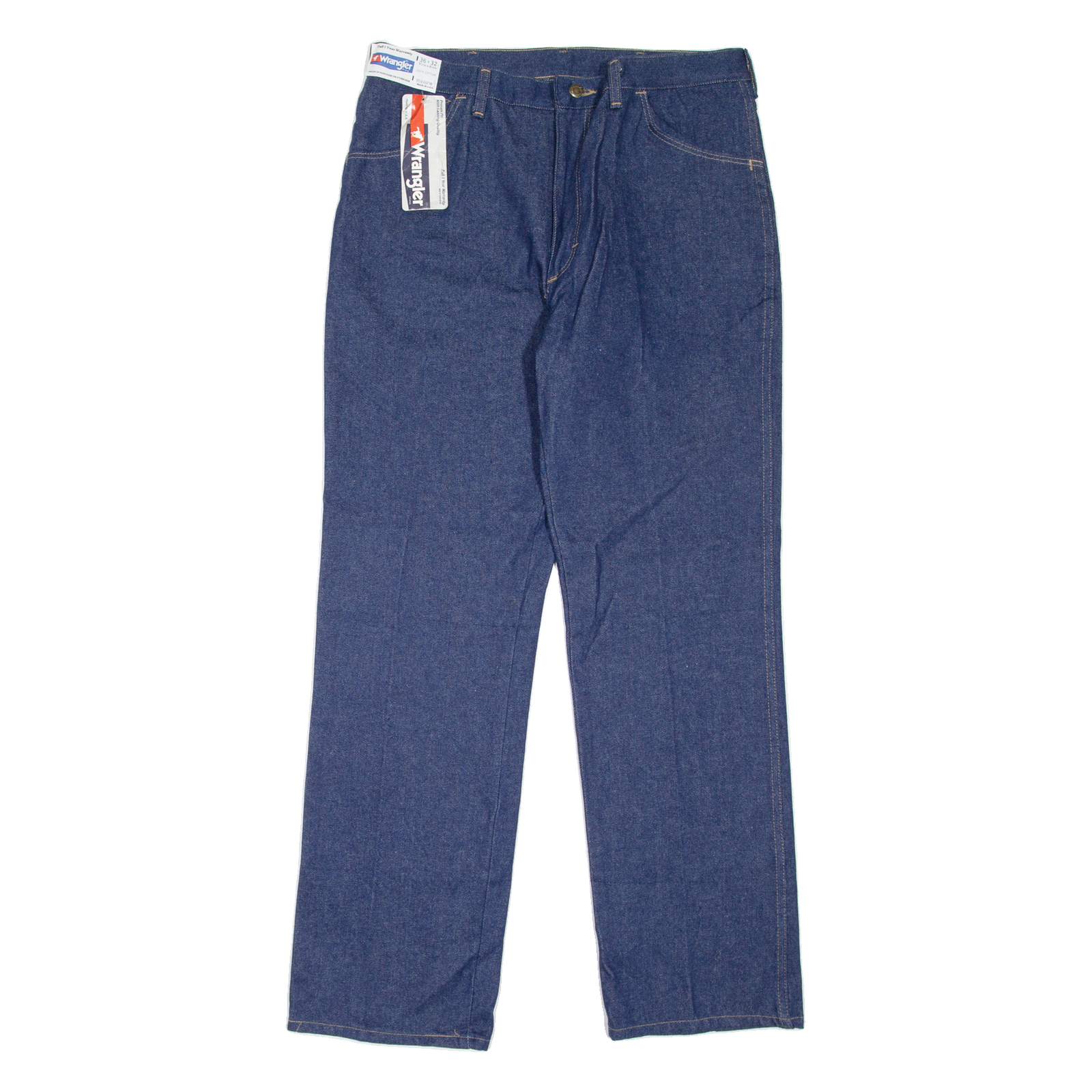 WRANGLER Mens Jeans Blue Regular Straight 90s W36 L32 Refurbished - N/A refurbished available on Cerqular