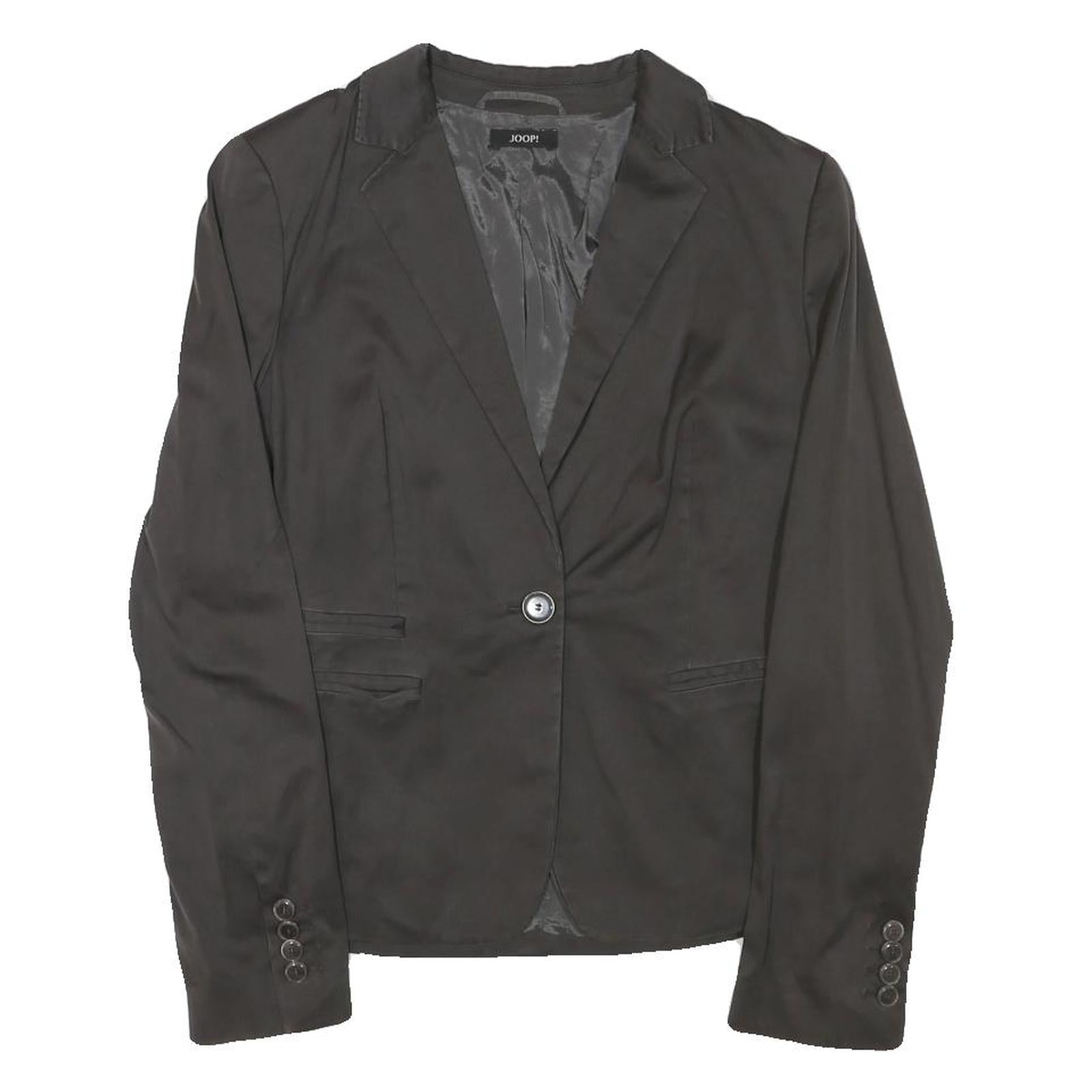 JOOP Womens Black Classic Jacket XS Polyester Blend Button Plain Tailored Blazer Refurbished - N/A refurbished available on Cerqular