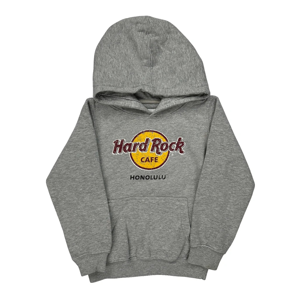 Buy Age 6 Honolulu Hard Rock Cafe Hoodie - Small Grey Cotton Refurbished - $14.06 Age 6 Honolulu Hard Rock Cafe Hoodie - Small Grey Cotton Refurbished - Thrifted (note: this is a term often used to describe second- refurbished available on Cerqular