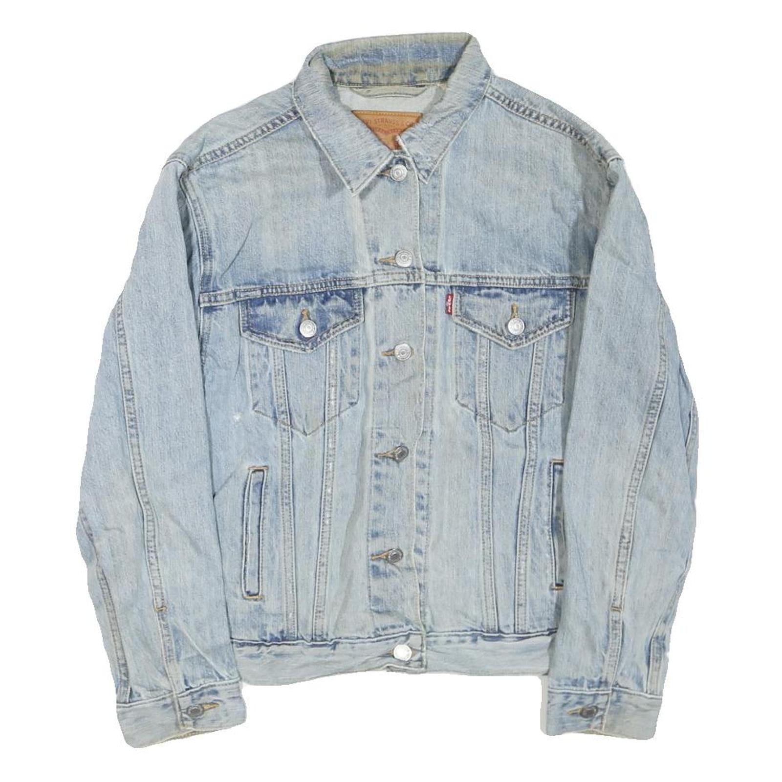 Buy LEVI'S Womens Blue Denim Cotton Blend Button Jacket M Reversible Casual Timeless Refurbished - $51.99 LEVI'S Womens Blue Denim Cotton Blend Button Jacket M Reversible Casual Timeless Refurbished - N/A refurbished available on Cerqular