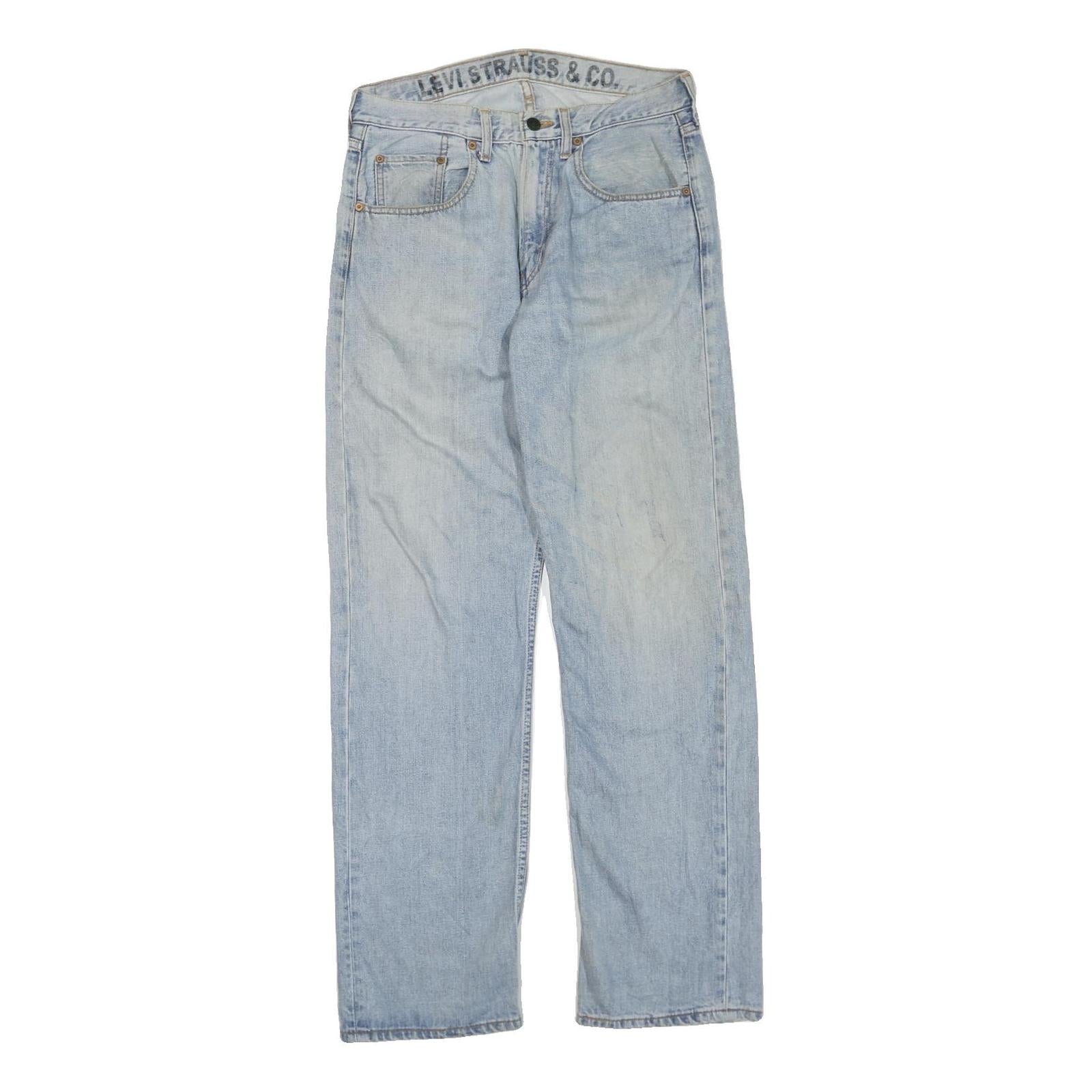 LEVI'S 512 Tapered Mens Jeans Blue Regular Tapered Denim Light W32 L32 Classic Refurbished - N/A refurbished available on Cerqular
