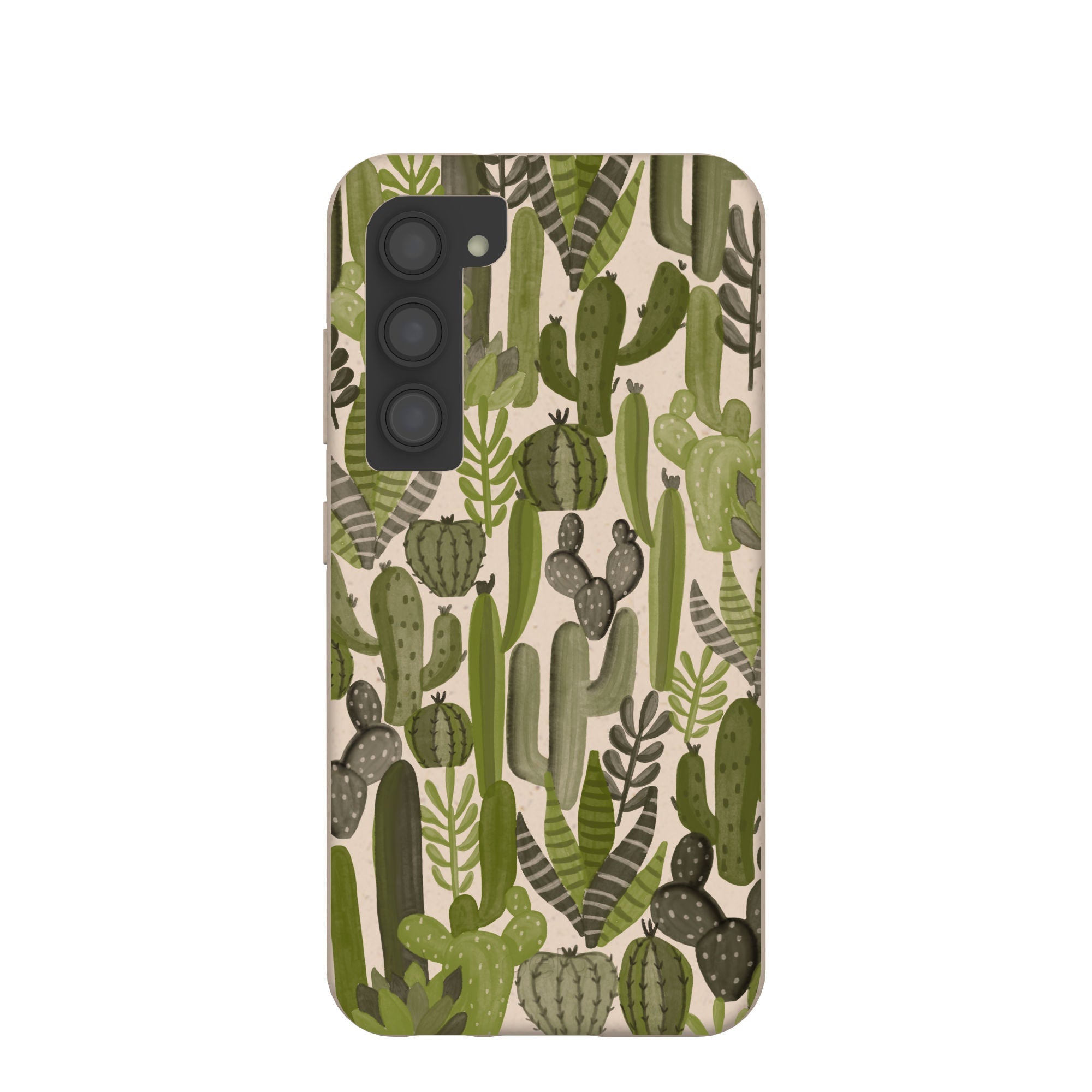 Seashell Succulent Cacti Samsung Galaxy S23 Case Refurbished - Pela Case refurbished available on Cerqular