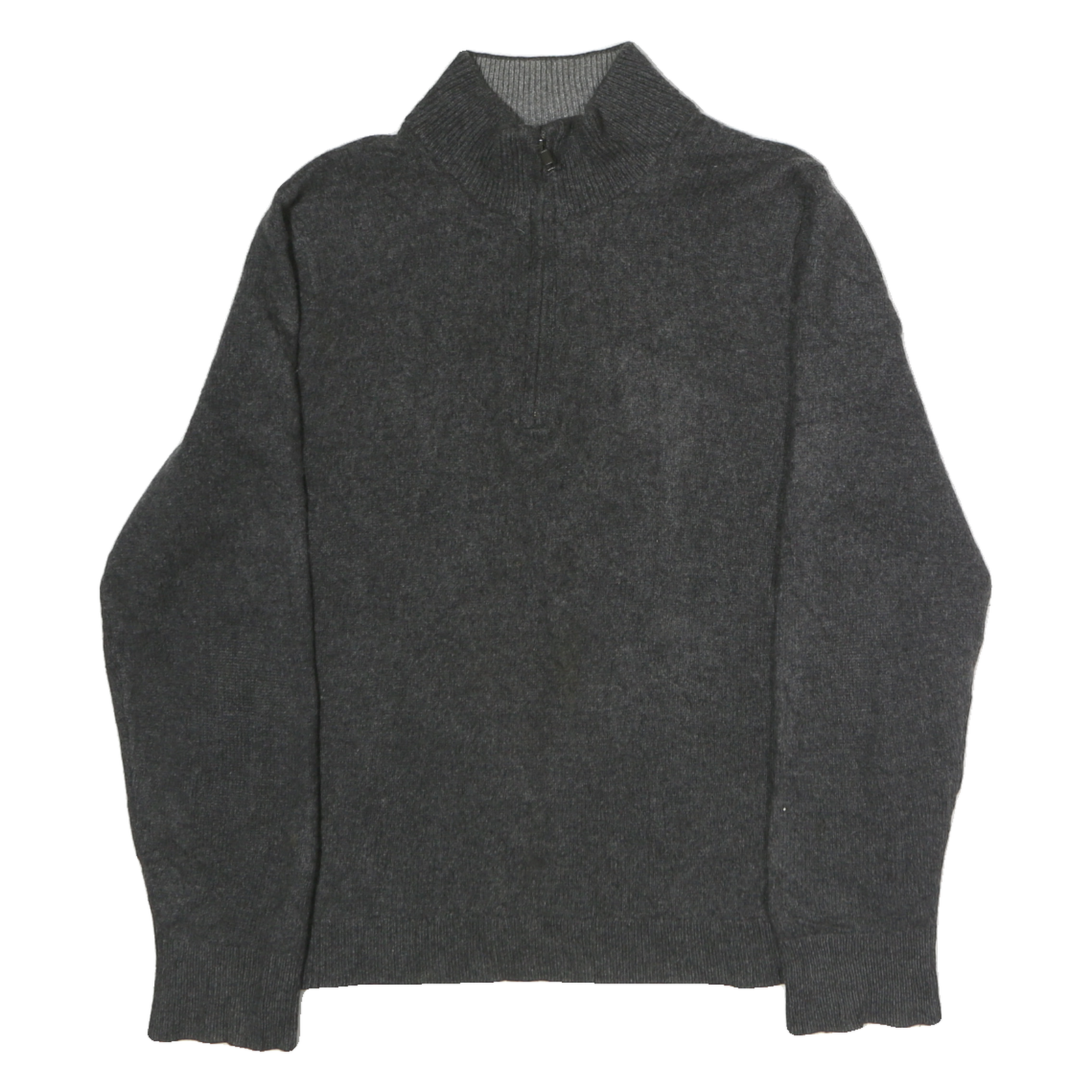 PATAGONIA Mens Grey Plain Cotton Pullover Jumper M Half Zip Casual Winter Refurbished - N/A refurbished available on Cerqular