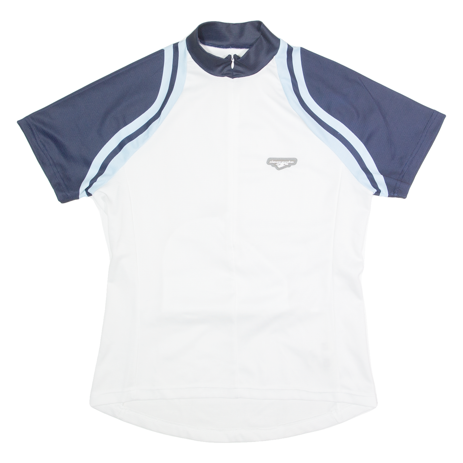 DESCENTE Cycling Zip Up Mens Jersey White High Neck M Refurbished - N/A refurbished available on Cerqular