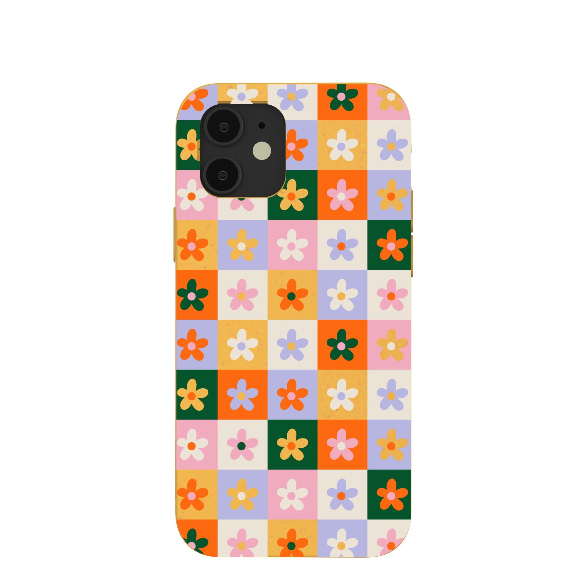 Honey Flower Tiles iPhone 12/ iPhone 12 Pro Case Refurbished - Pela Case refurbished available on Cerqular