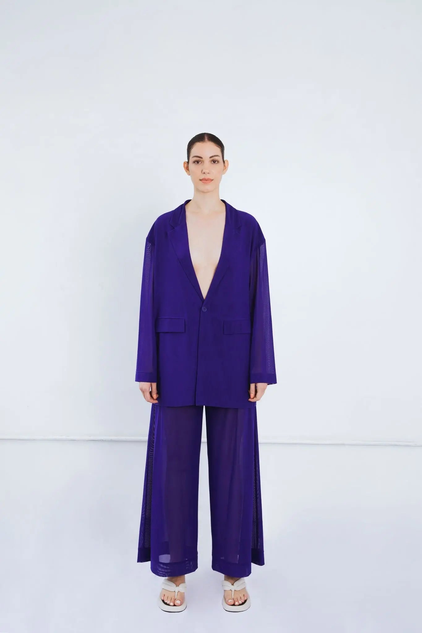 Sheer Blue Jacket | Size: M Refurbished - N/A (Note: There is no well-known brand by this name refurbished available on Cerqular