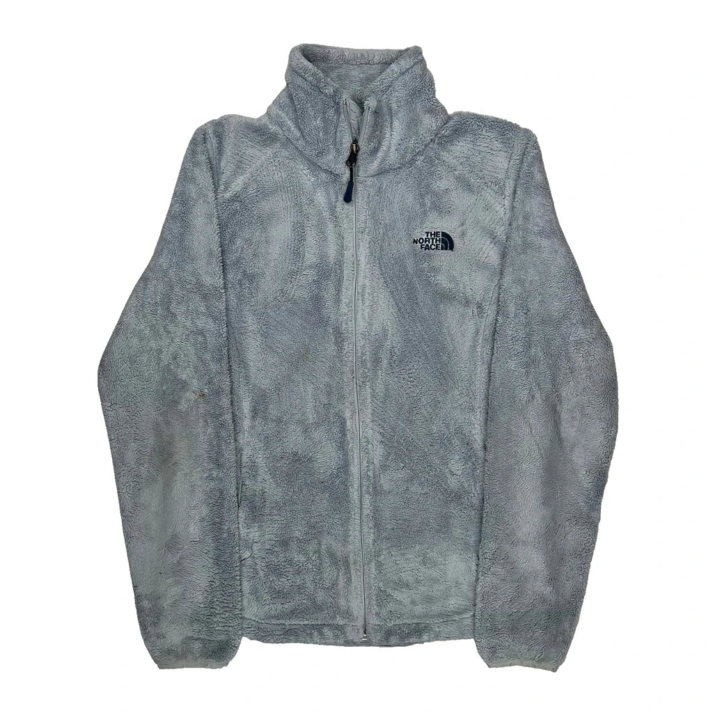 The North Face Fleece Jacket - Small Grey Polyester Refurbished - Thrifted (note: this is a term often used to describe second- refurbished available on Cerqular