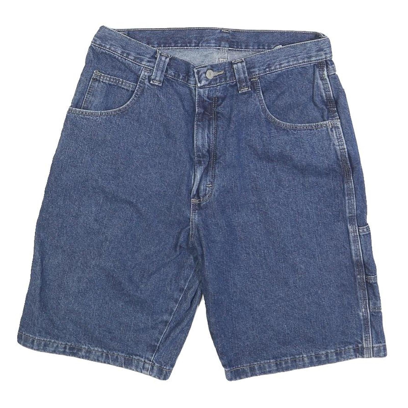 WRANGLER Mens Shorts Blue Denim Workwear Casual M W32 Pocket Utility Refurbished - N/A refurbished available on Cerqular