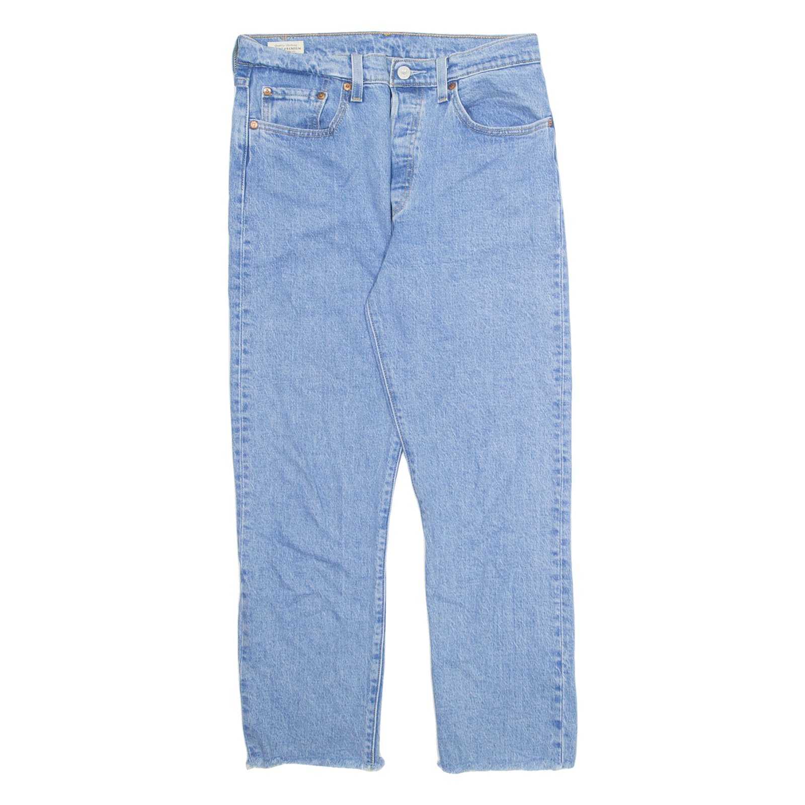 LEVI'S 501 BIG E Jeans Womens Blue Regular Straight W30 L25 Refurbished - N/A refurbished available on Cerqular