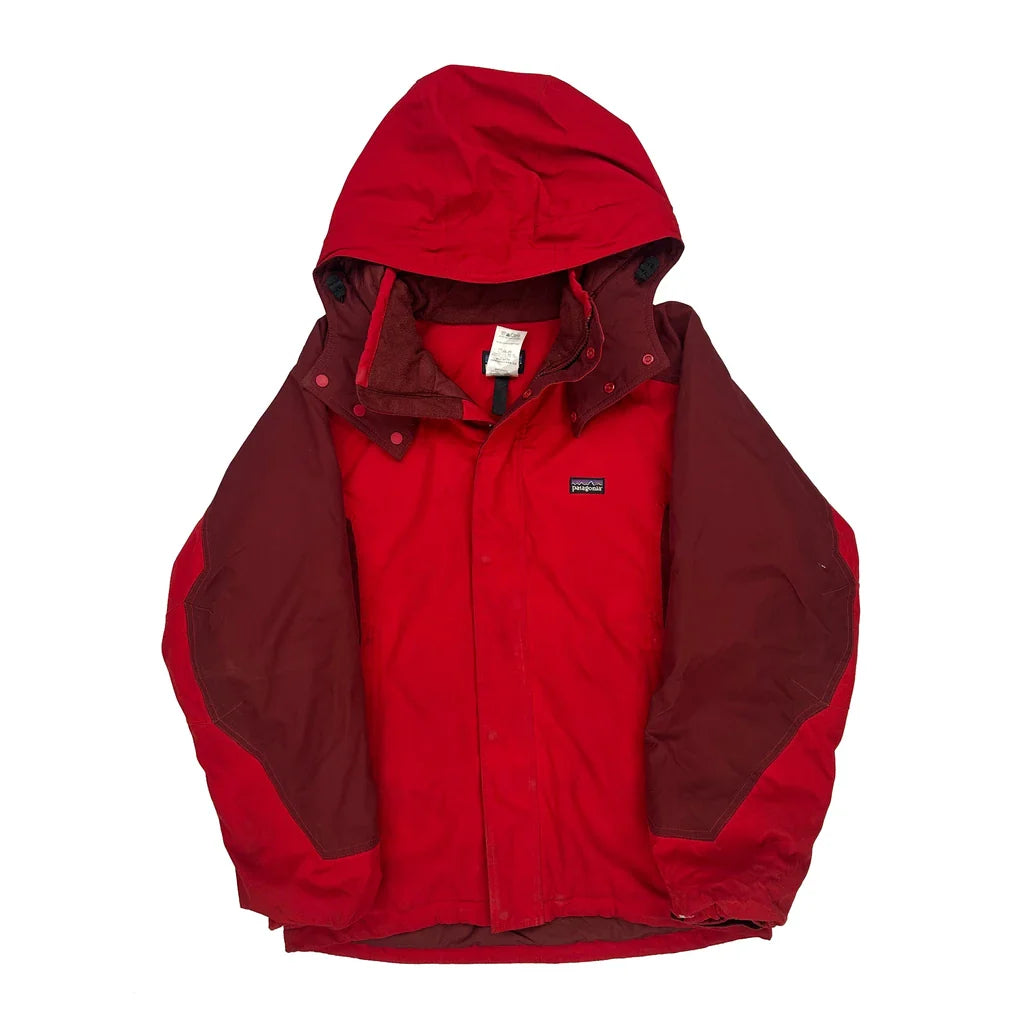 Age 13-14 Patagonia Jacket - XL Red Polyester Refurbished - Thrifted (note: this is a term often used to describe second- refurbished available on Cerqular