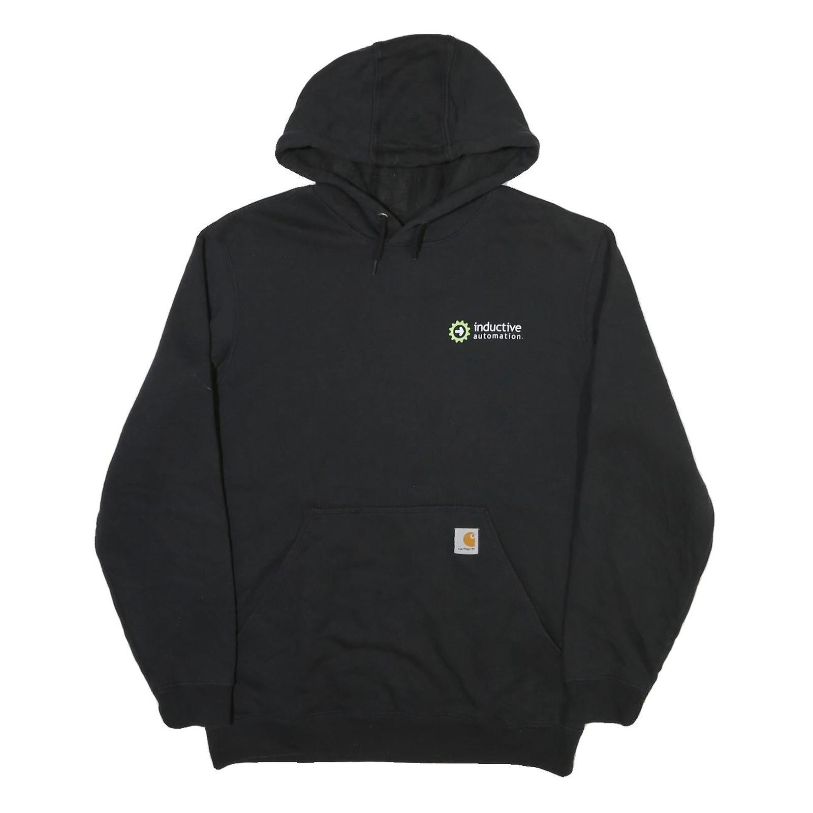 CARHARTT Mens Black Inductive Automation Pullover Hoodie M Cotton Blend Refurbished - N/A refurbished available on Cerqular
