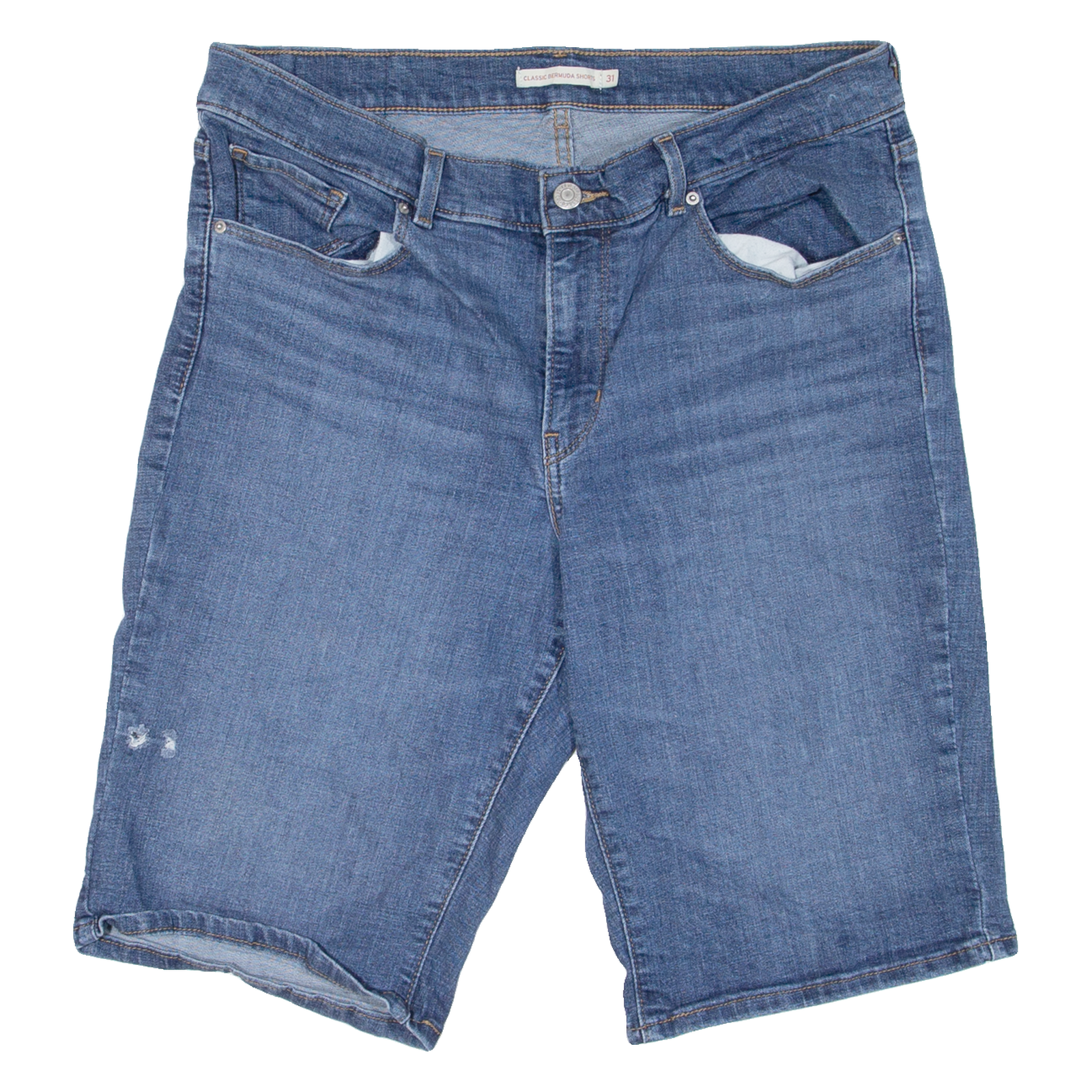 Buy LEVI'S Womens Jorts Shorts Blue M W31 Refurbished - $18.19 LEVI'S Womens Jorts Shorts Blue M W31 Refurbished - N/A refurbished available on Cerqular