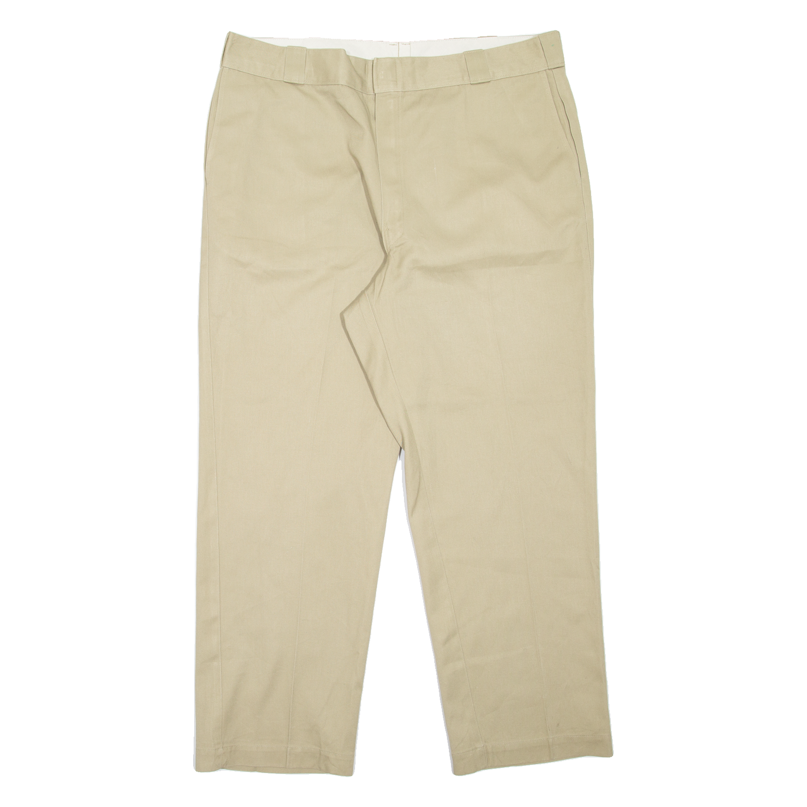 DICKIES Workwear Mens Trousers Beige Regular Straight W42 L30 Refurbished - N/A refurbished available on Cerqular