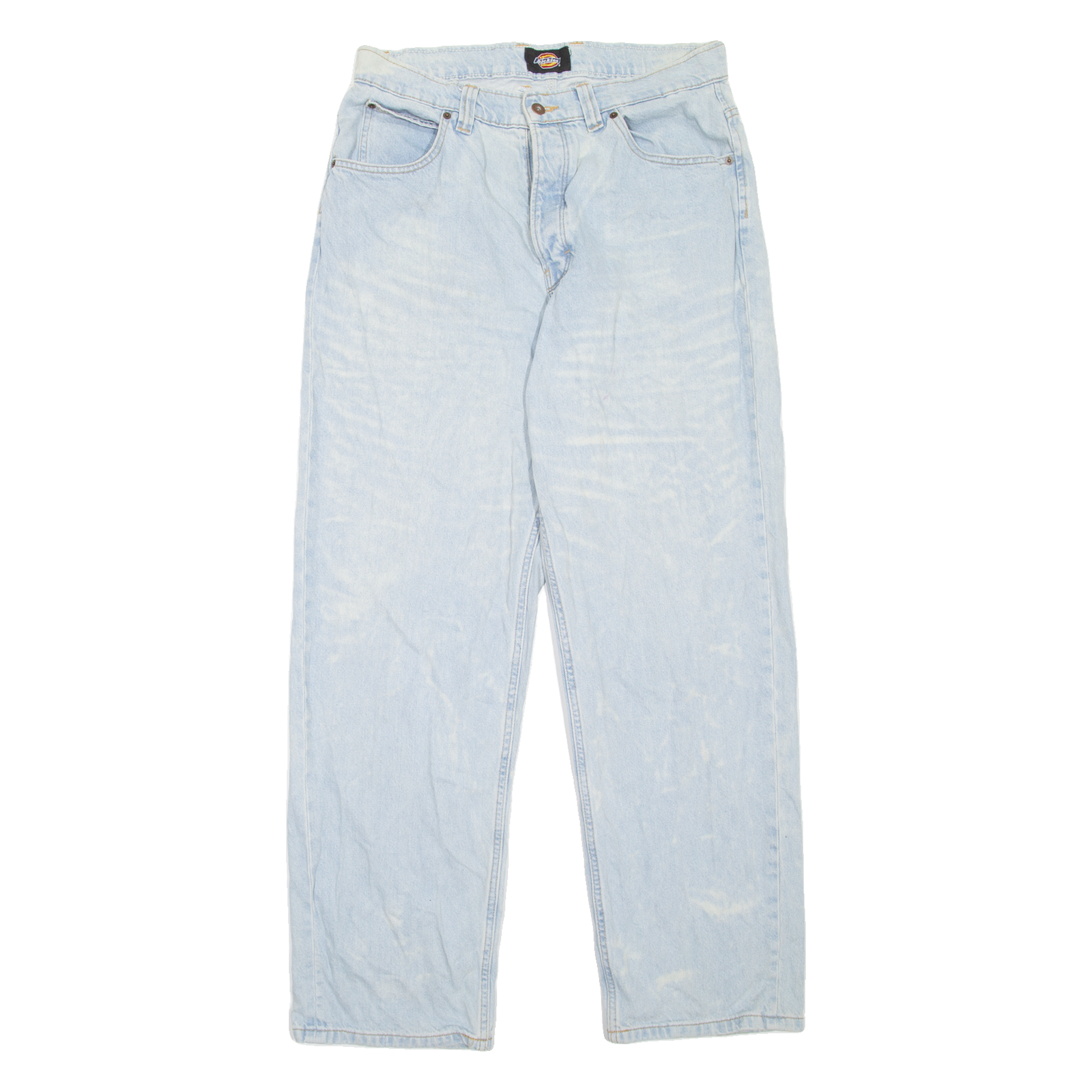 DICKIES Workwear Mens Jeans Blue Loose Straight W34 L32 Refurbished - N/A refurbished available on Cerqular