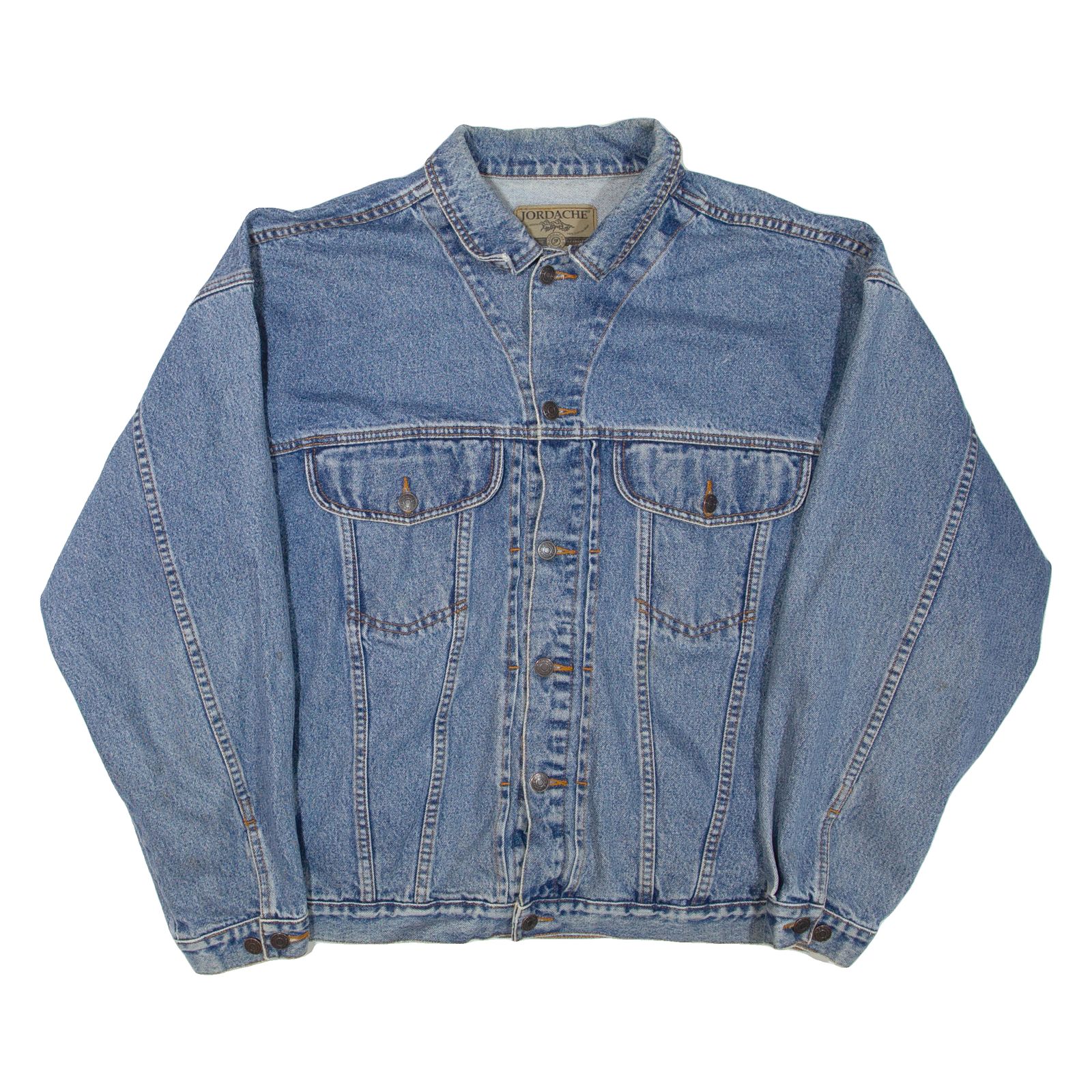 JORDACHE Mens Denim Jacket Blue XL Refurbished - N/A refurbished available on Cerqular