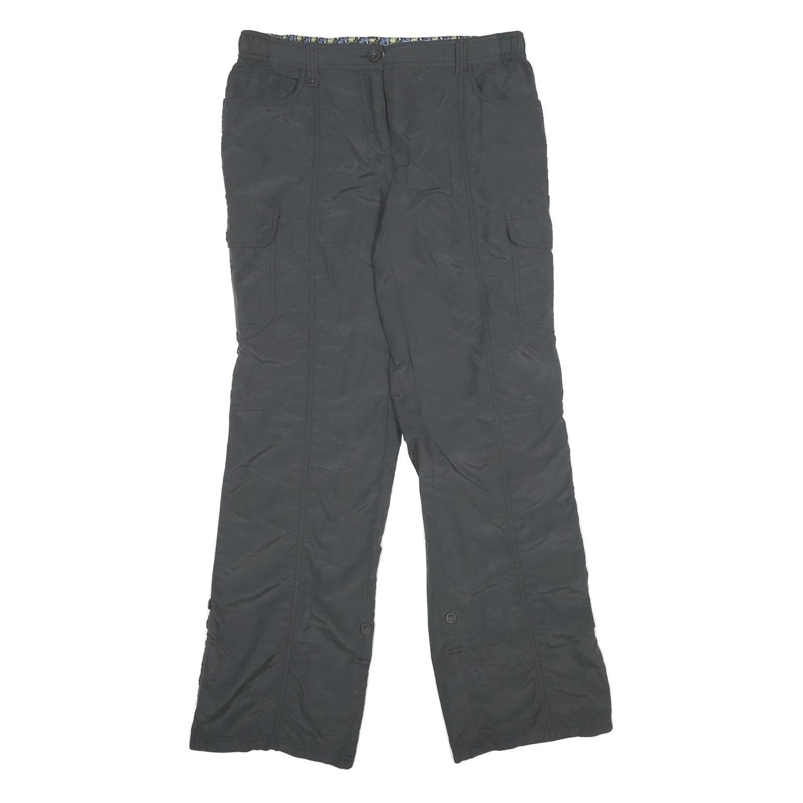 TCM Womens Relaxed Black Cargo Trousers W32 L32 Functional Zip Closure Refurbished - N/A refurbished available on Cerqular