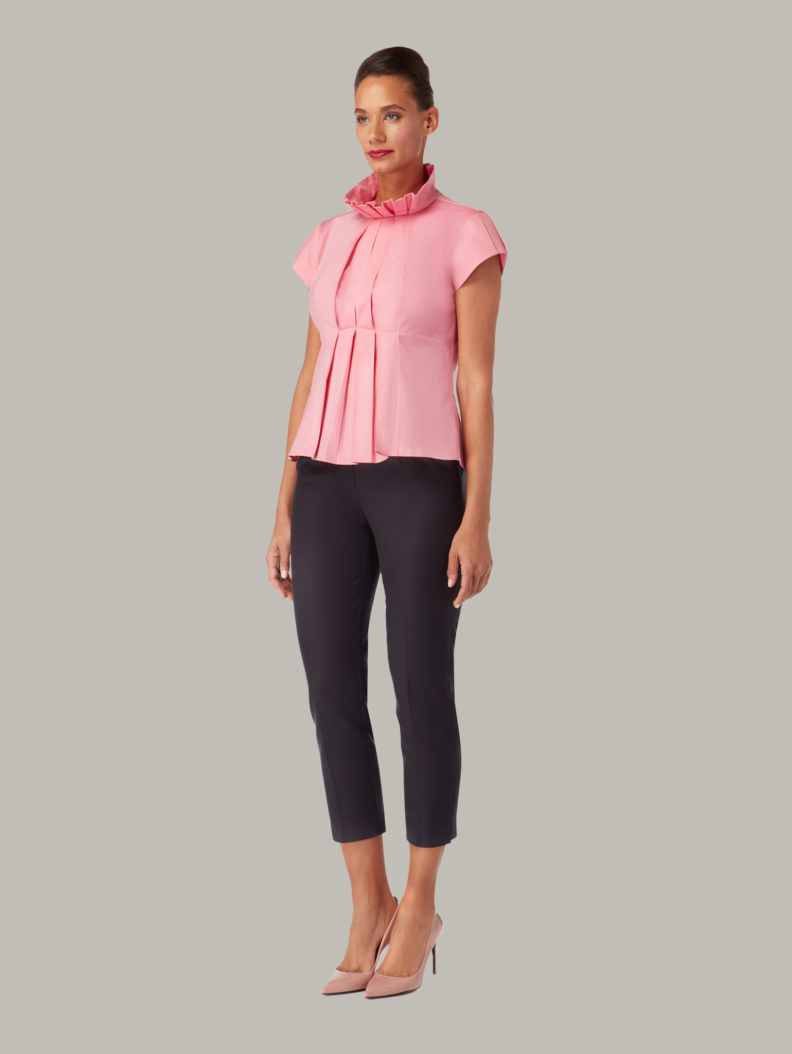 Buy DAHLIA | Empire-Cut Pleated Top | Colour: Pale Red | Size: UK 14 (US 8) Refurbished - $151.50 DAHLIA | Empire-Cut Pleated Top | Colour: Pale Red | Size: UK 14 (US 8) Refurbished - N/A refurbished available on Cerqular