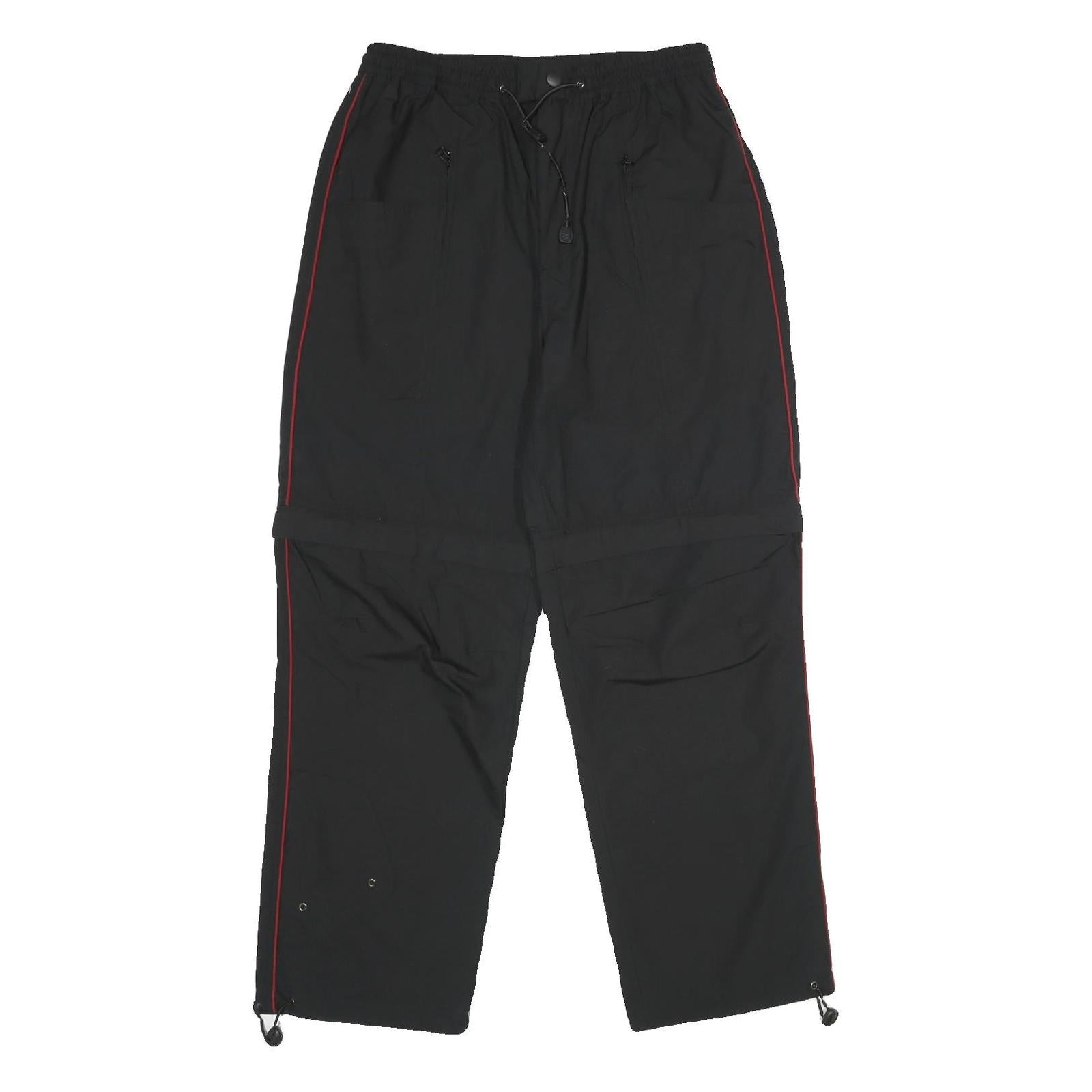 EXPRESSIONS Mens Cotton Blend Black Regular Straight Trousers W28 L30 Zip Refurbished - N/A refurbished available on Cerqular