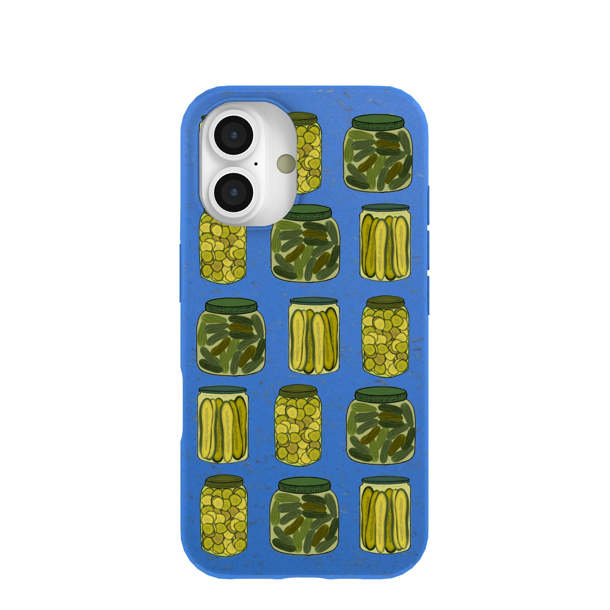 Buy Electric Blue Pickling Pickles iPhone 16 Case Refurbished - $65.00 Electric Blue Pickling Pickles iPhone 16 Case Refurbished - Pela Case refurbished available on Cerqular