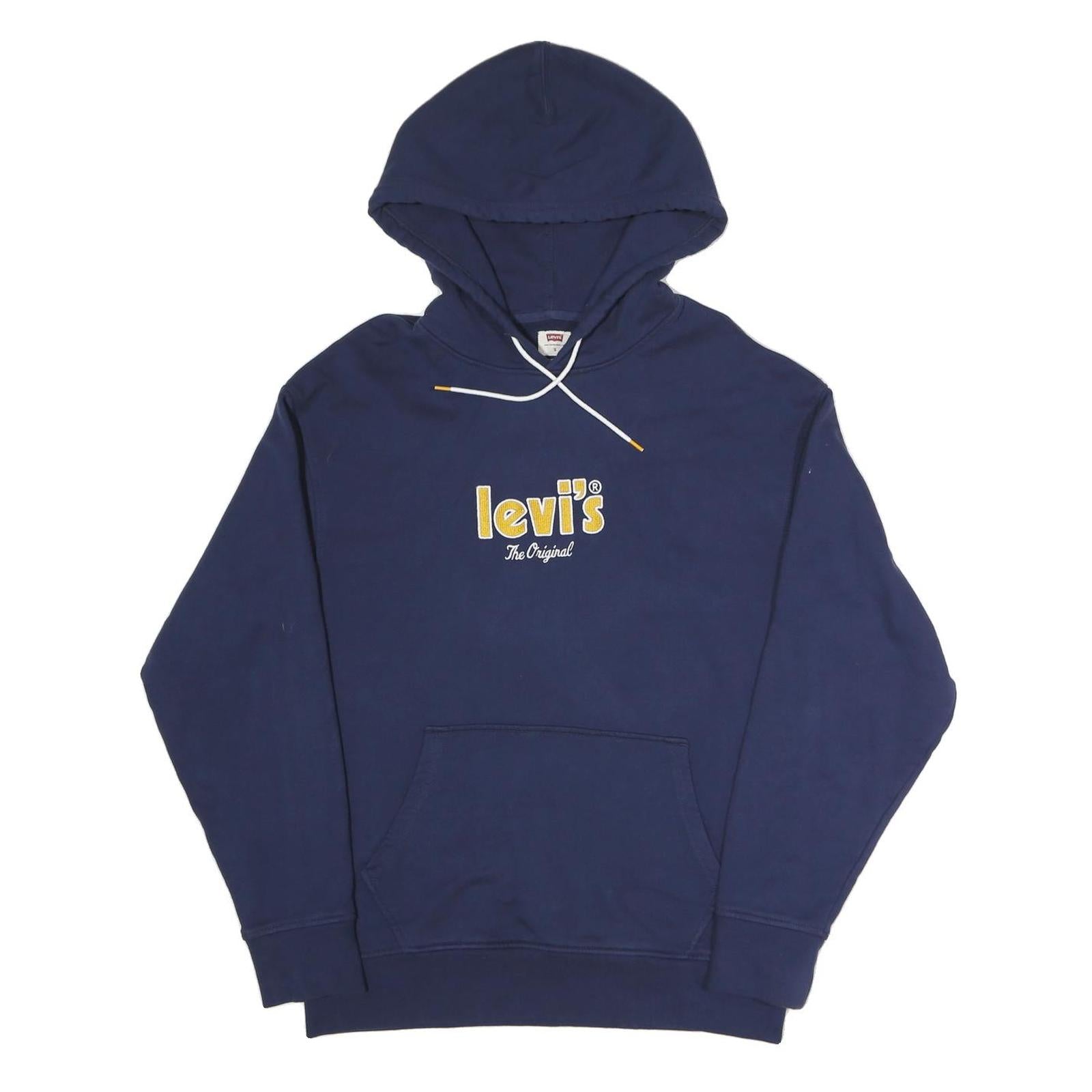 Buy LEVI'S Mens Navy Blue Hoodie S Casual Pullover Cotton Blend Refurbished - $40.29 LEVI'S Mens Navy Blue Hoodie S Casual Pullover Cotton Blend Refurbished - N/A refurbished available on Cerqular